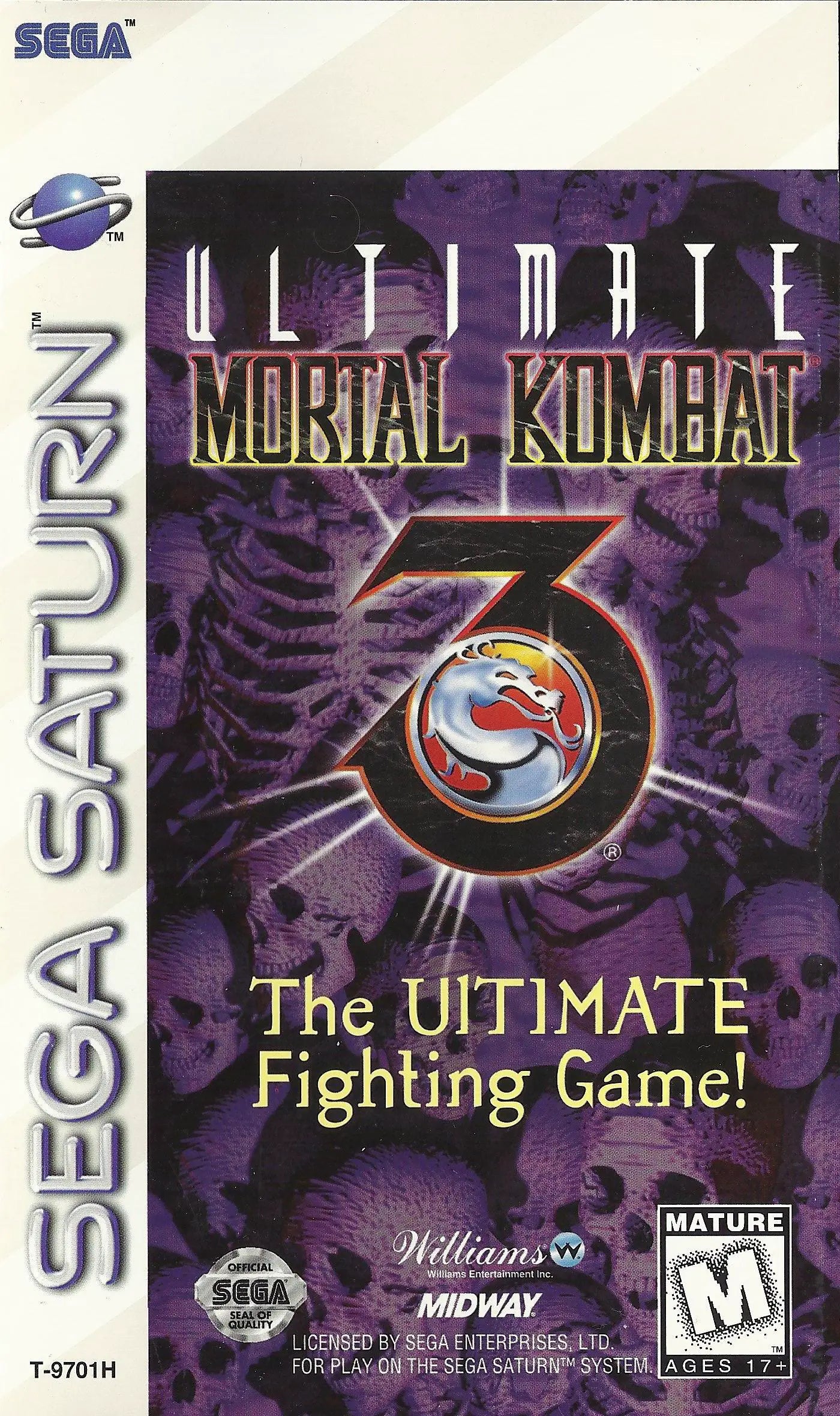 Ultimate Mortal Kombat 3 - Sega Saturn
