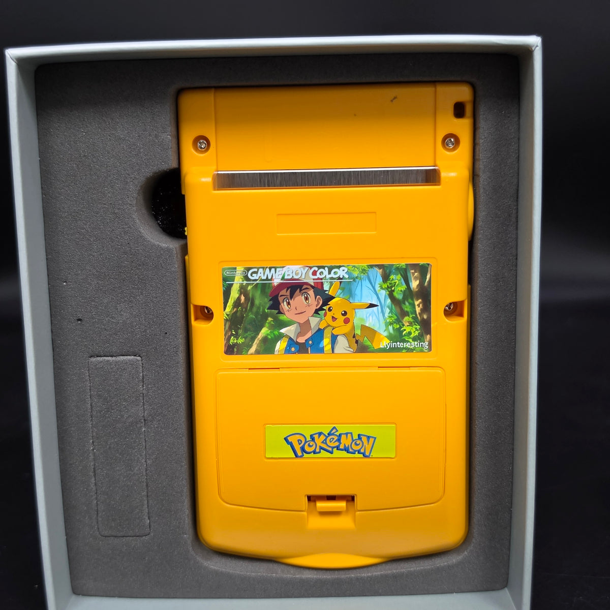 Nintendo Game Boy Color (GBC) Custom Ash Trainer Backlit Handheld Console