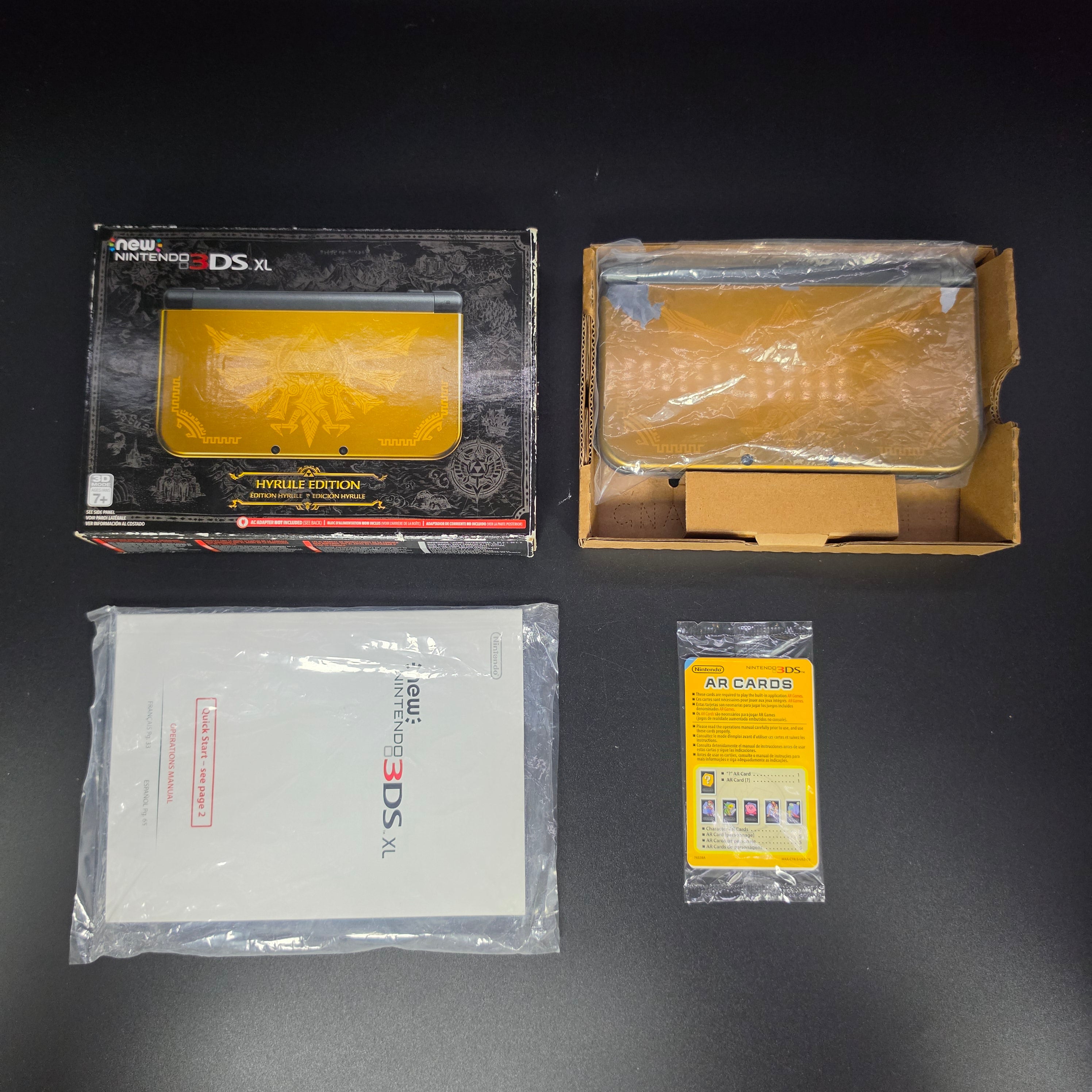 CIB "New" Nintendo 3DS XL Hyrule Edition (B)