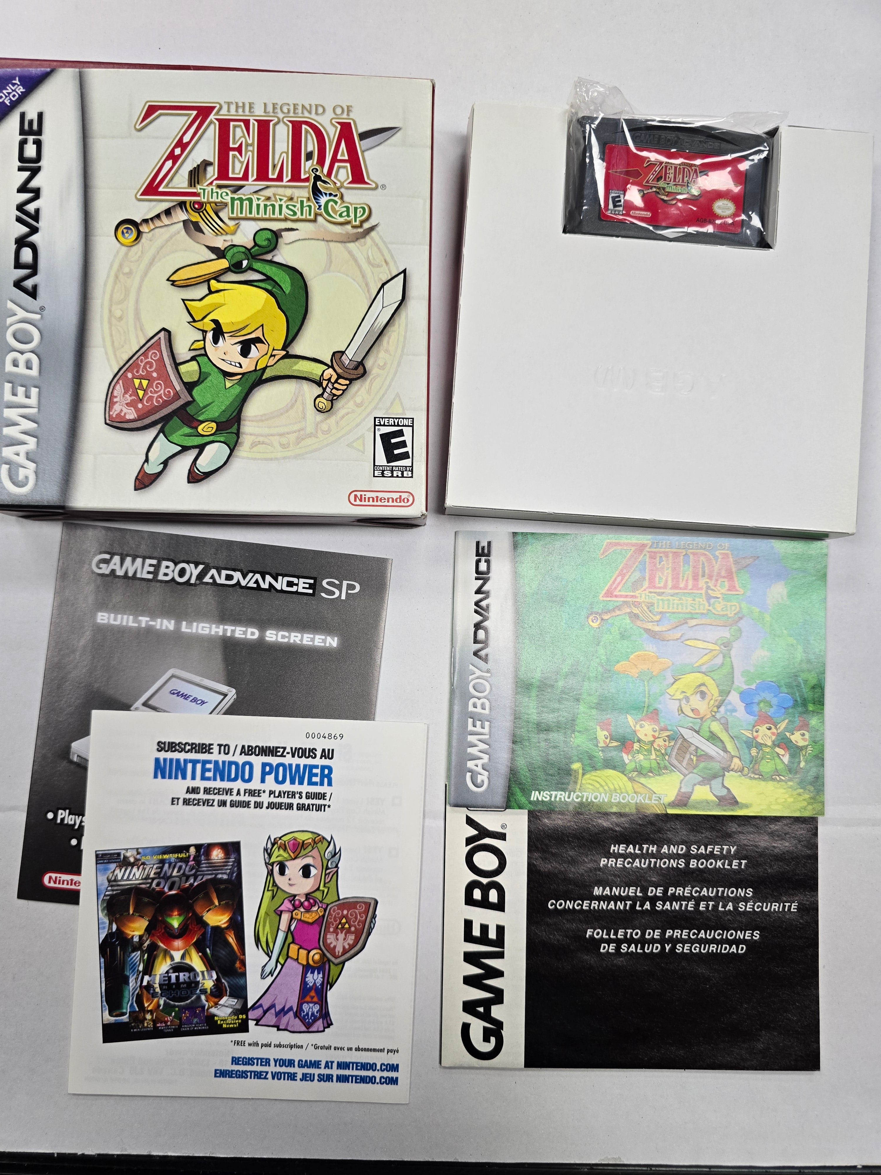 The Legend of Zelda Minish Cap - Nintendo Game Boy Advance