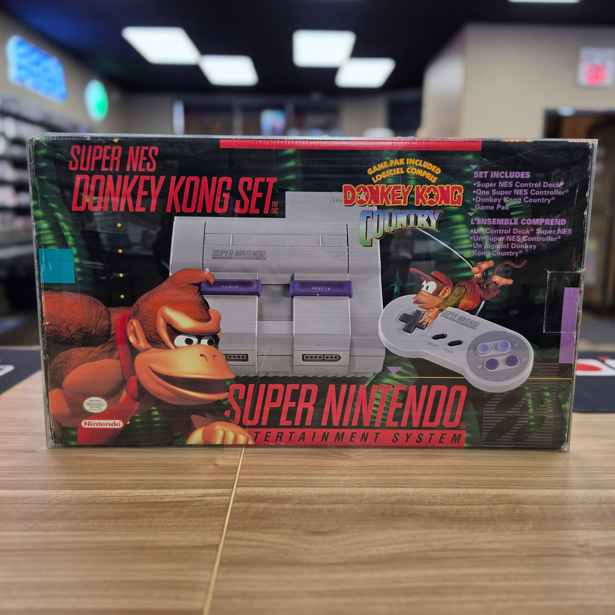 Super Nintendo Donkey Kong Set