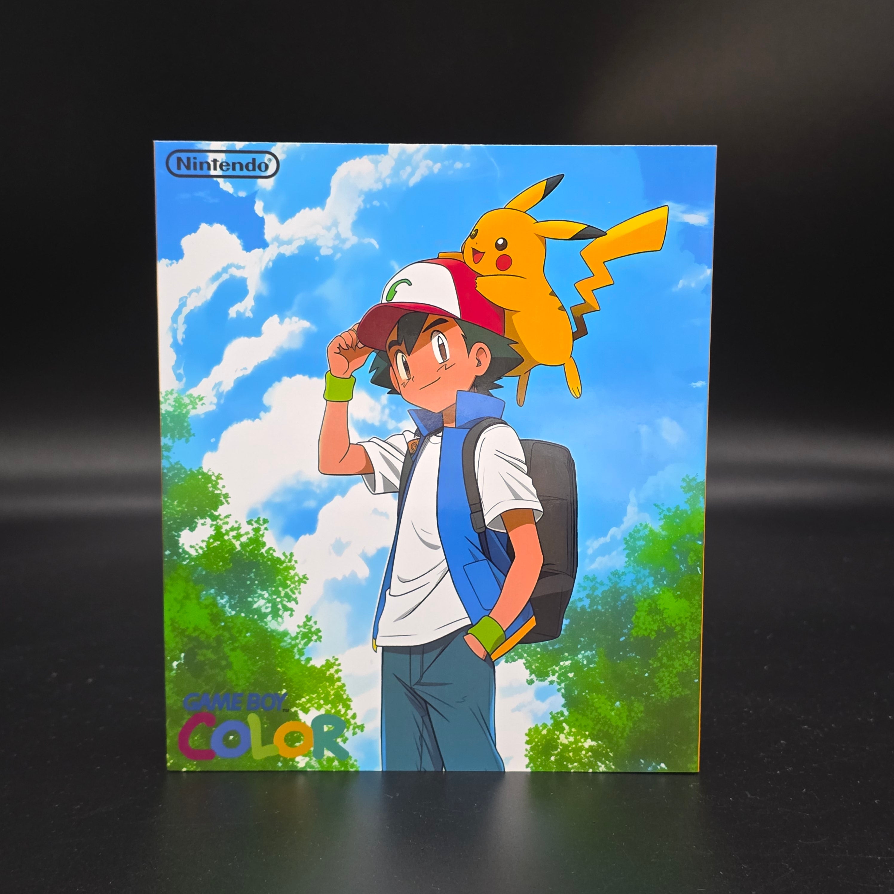 Nintendo Game Boy Color (GBC) Custom Ash Trainer Backlit Handheld Console