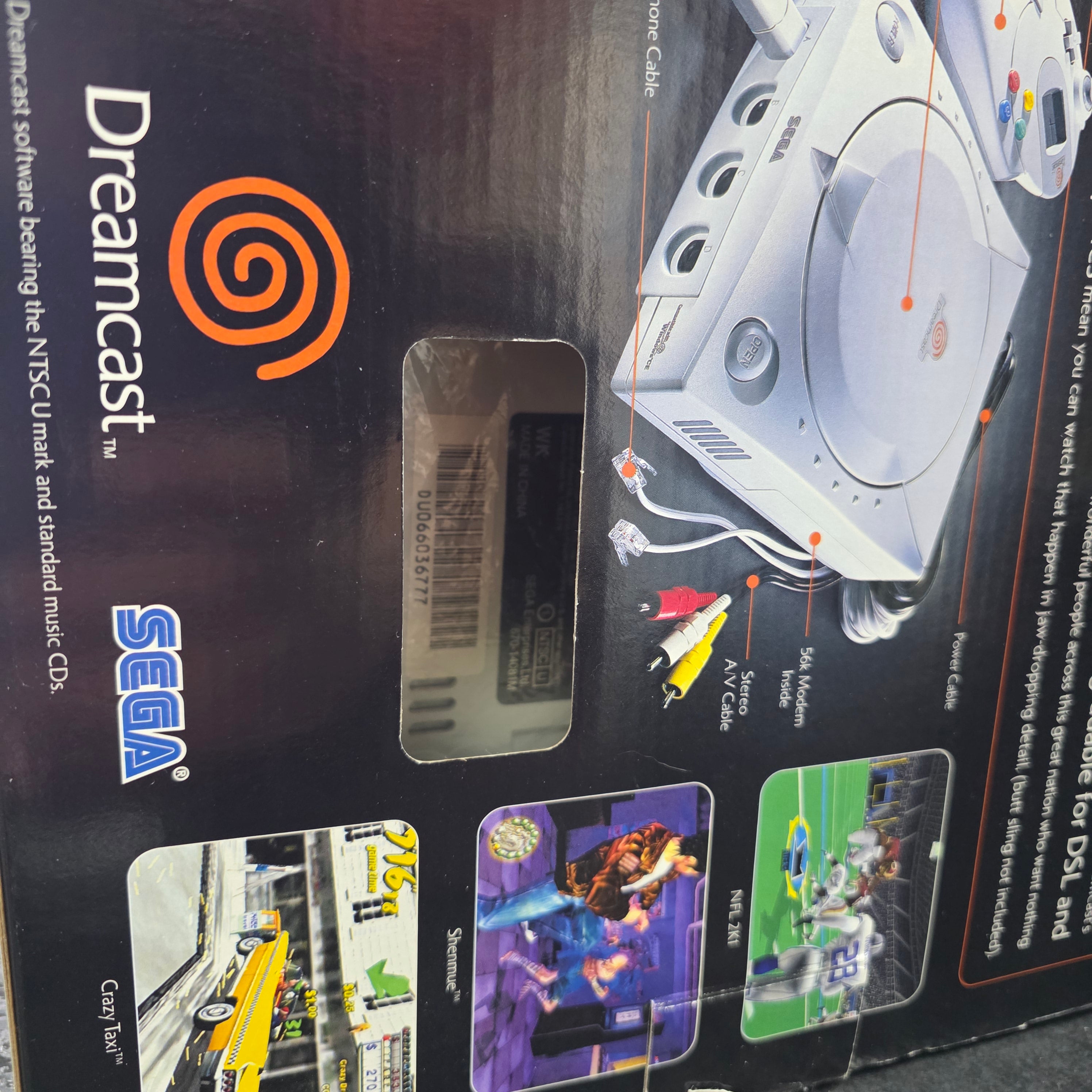 Sega Dreamcast Console Bundle (Console and Box)