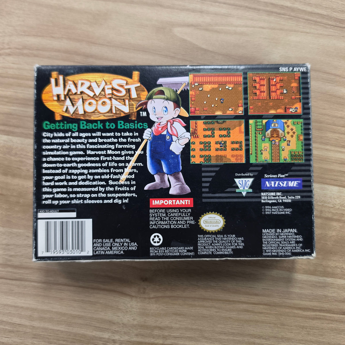 Harvest Moon Complete - Nintendo SNES
