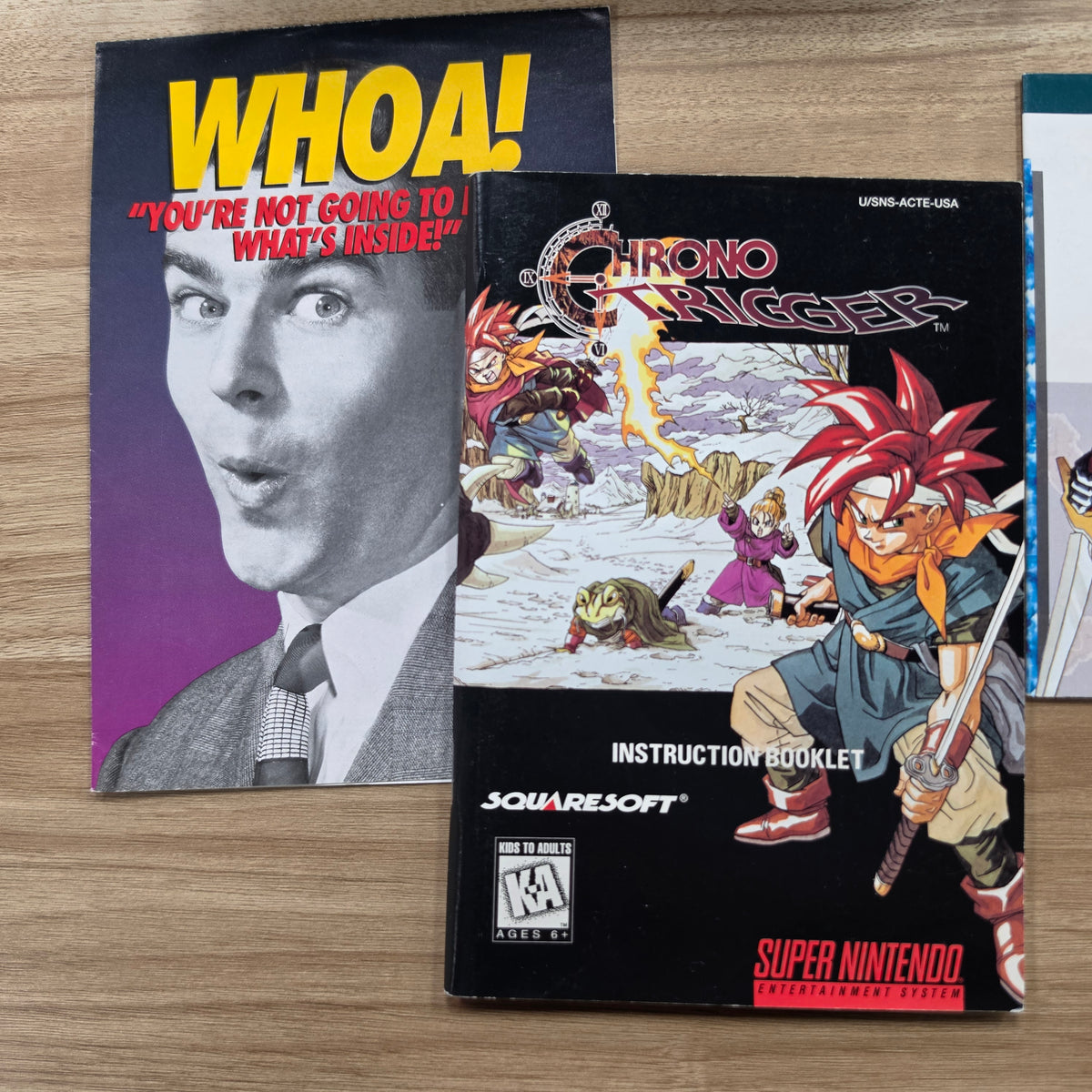 Chrono Trigger Complete + Rare Reg Card - Nintendo SNES
