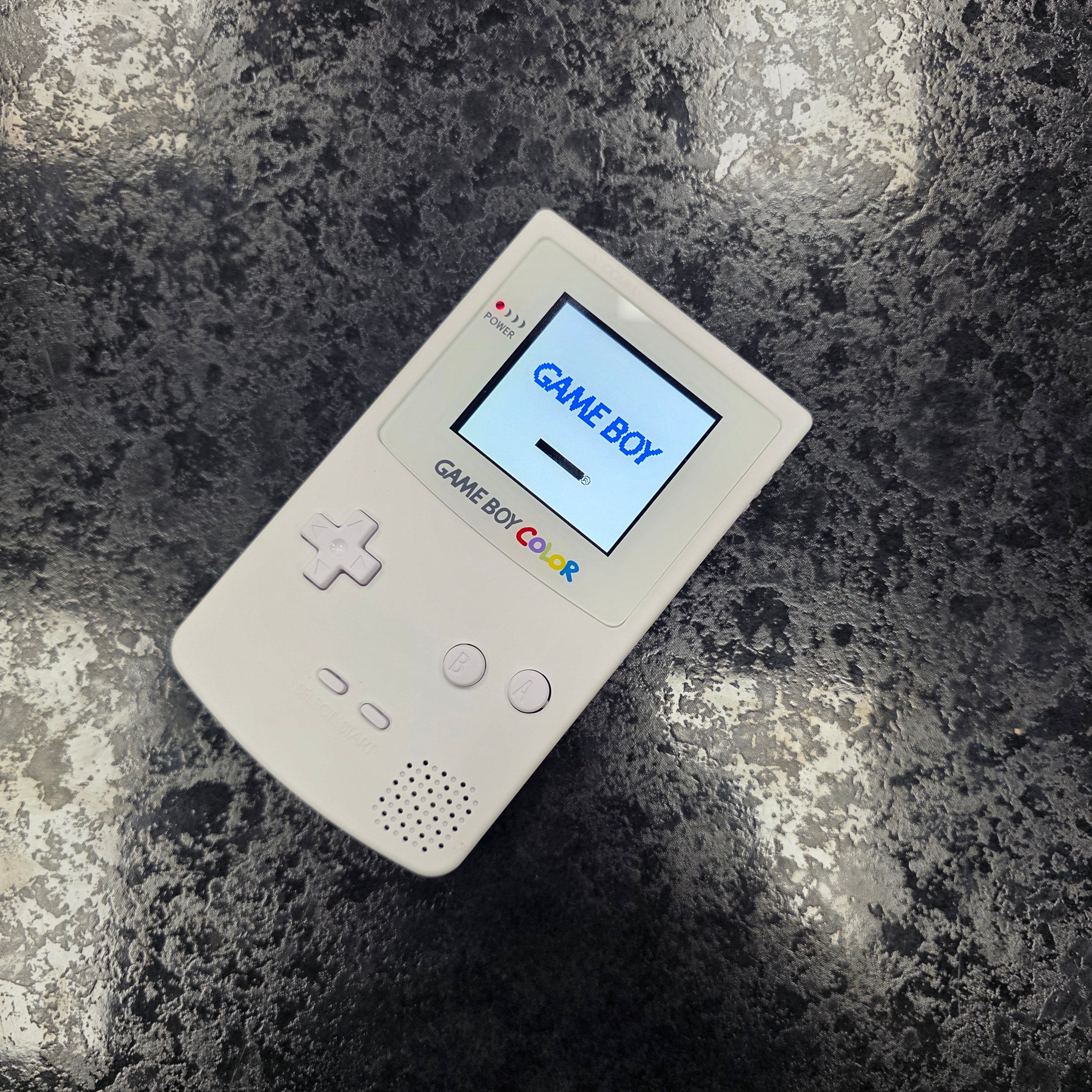 Nintendo Game Boy Color (GBC) Custom Snow White Backlit Handheld Console
