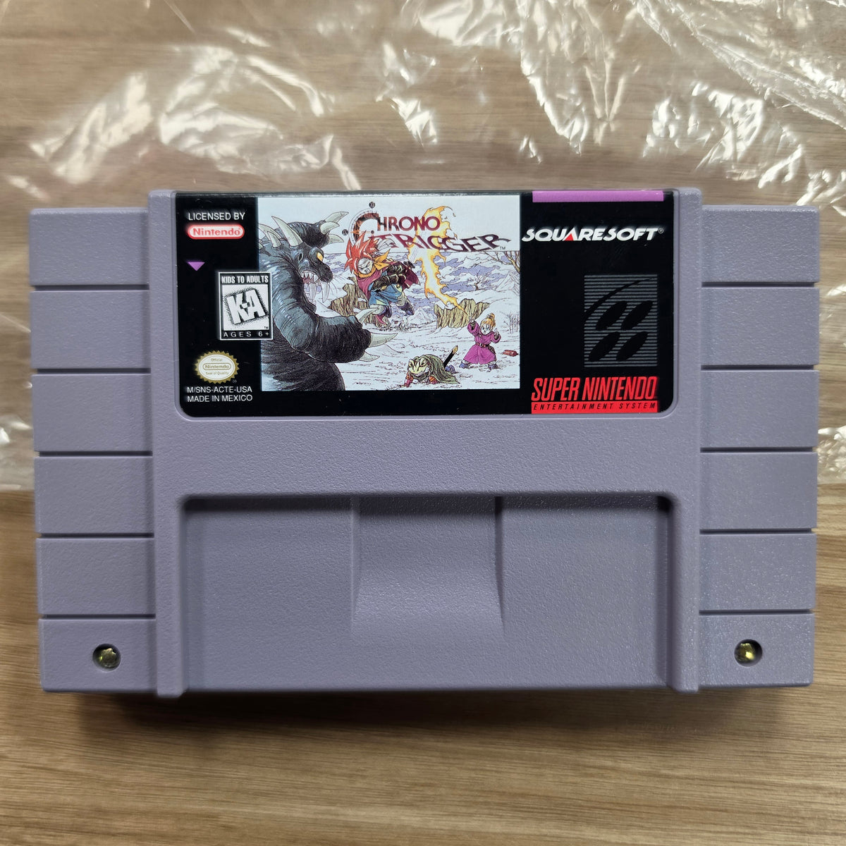 Chrono Trigger Complete + Rare Reg Card - Nintendo SNES