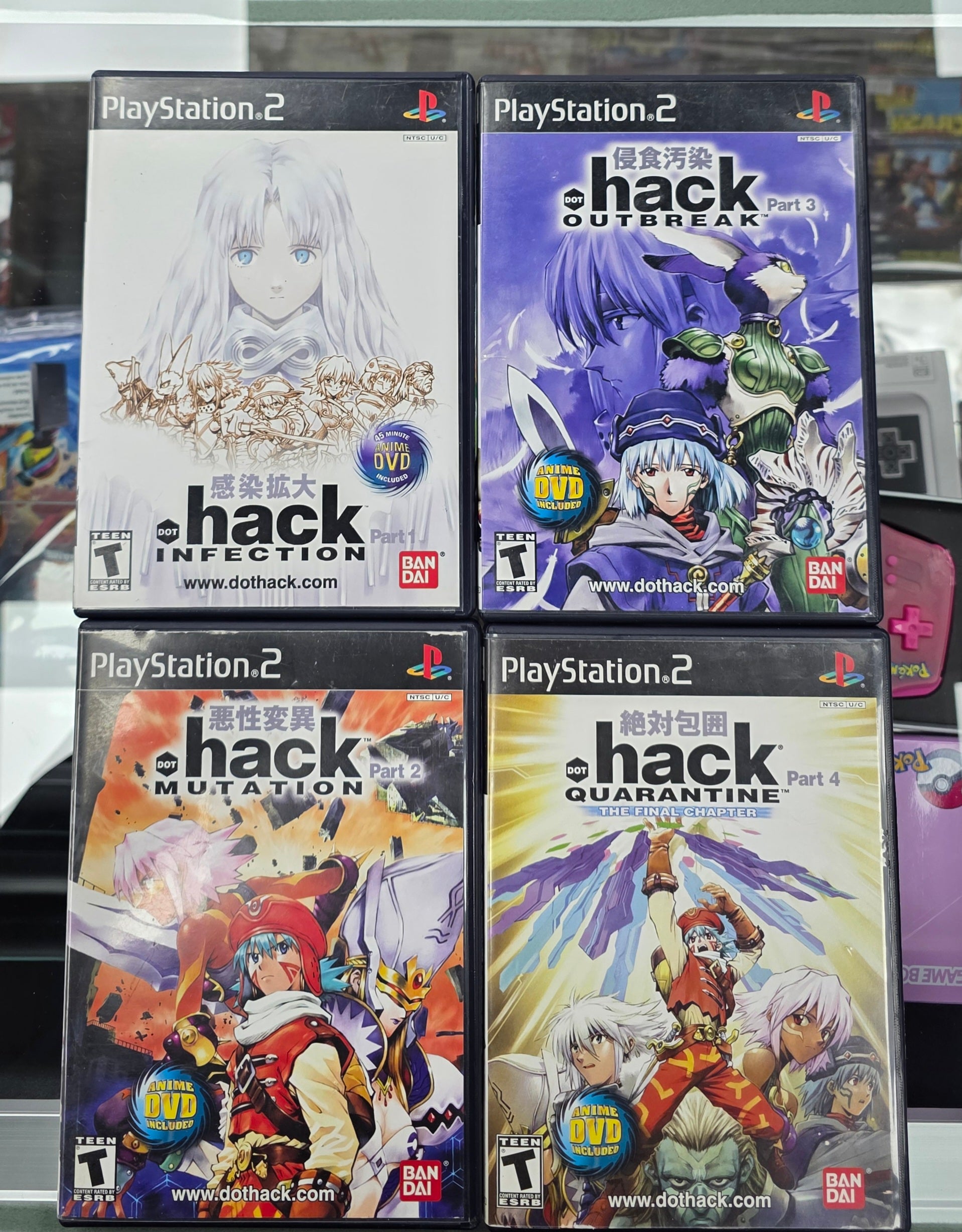 .hack Full Set 1-4 - Sony PlayStation 2 (PS2)