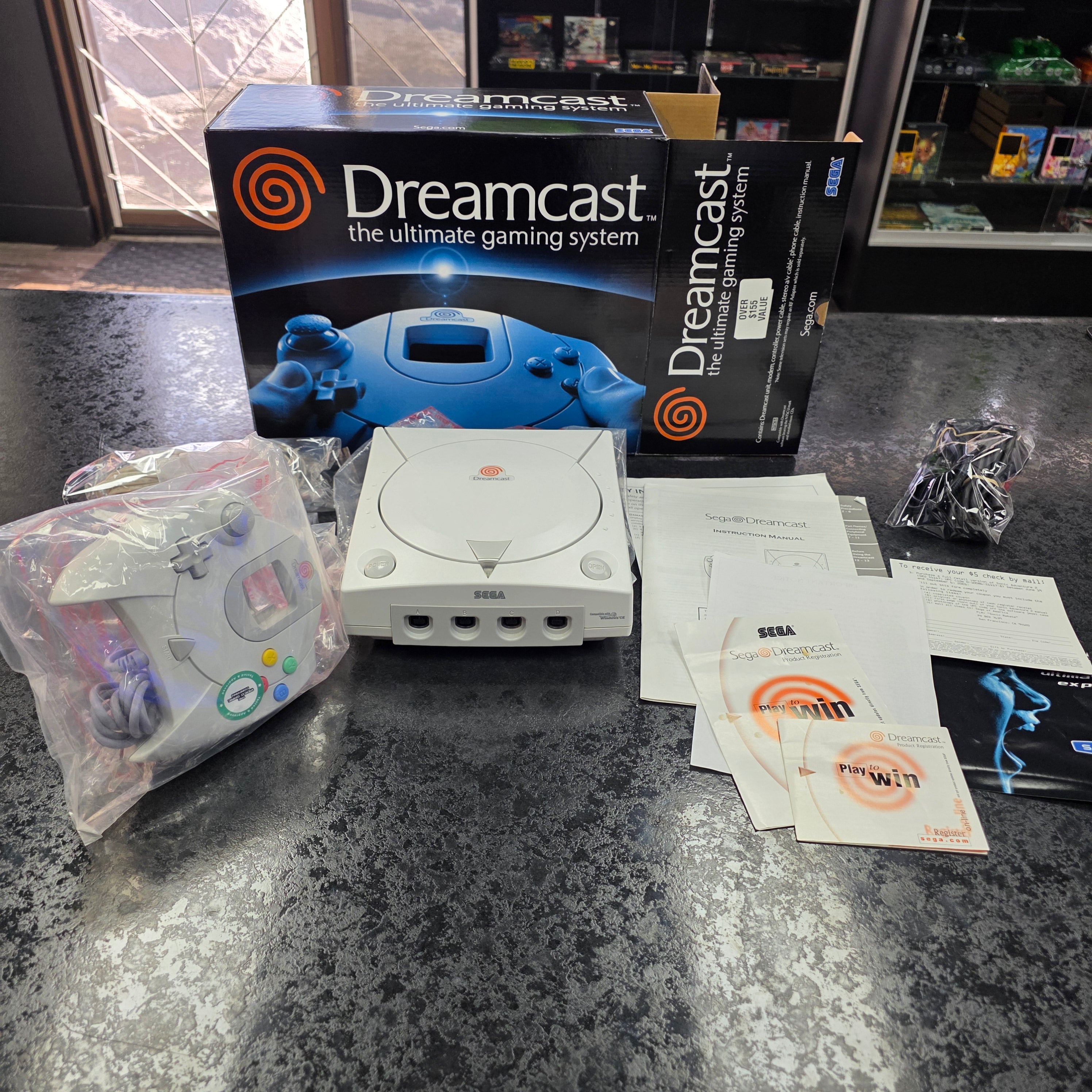 Sega Dreamcast Console Bundle (Console and Box)
