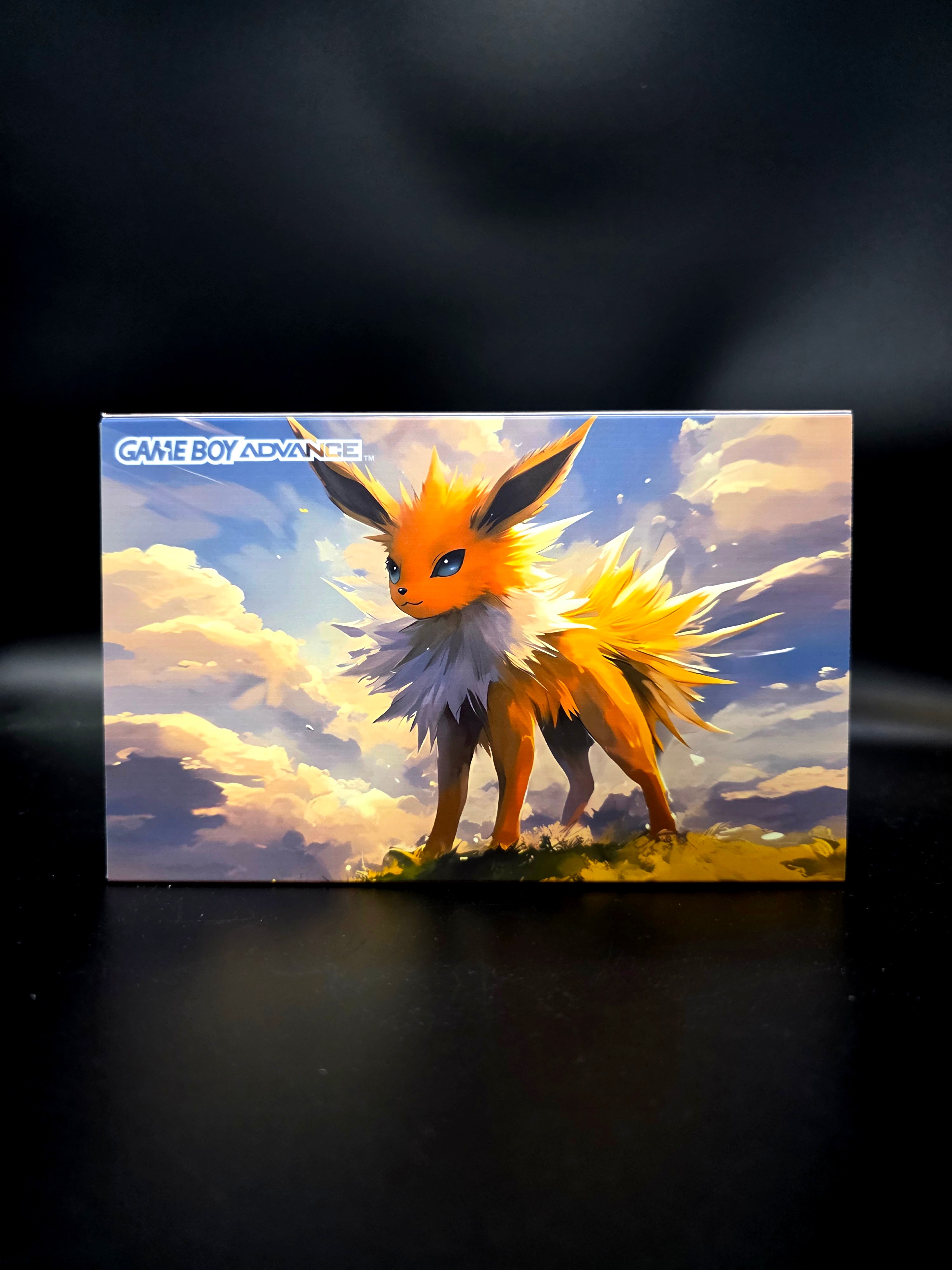 Nintendo Game Boy Advance (GBA) Custom Jolteon Backlit Handheld Console