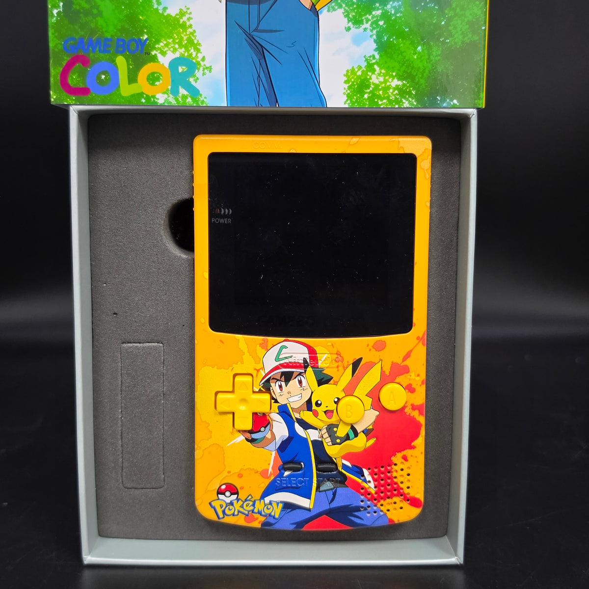 Nintendo Game Boy Color (GBC) Custom Ash Trainer Backlit Handheld Console
