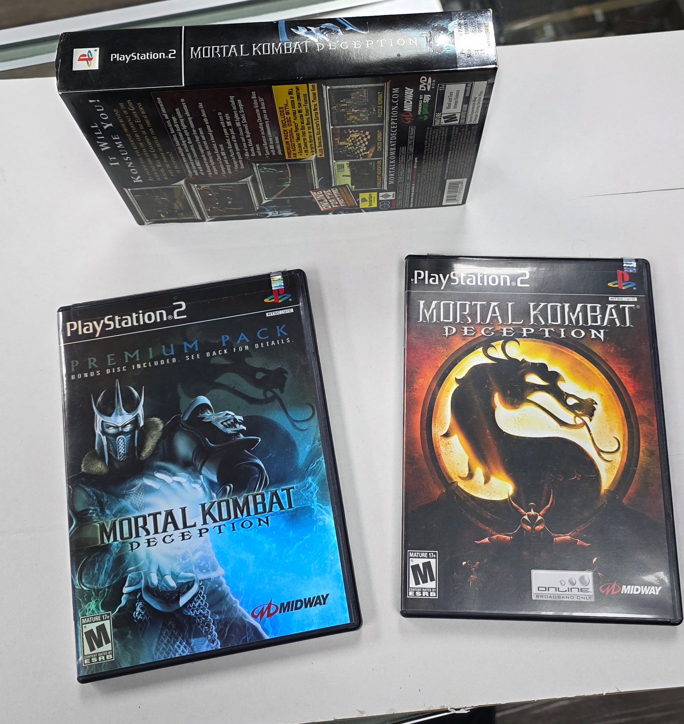 Mortal Kombat Deception Premium Pack - Sony PlayStation 2 (PS2)