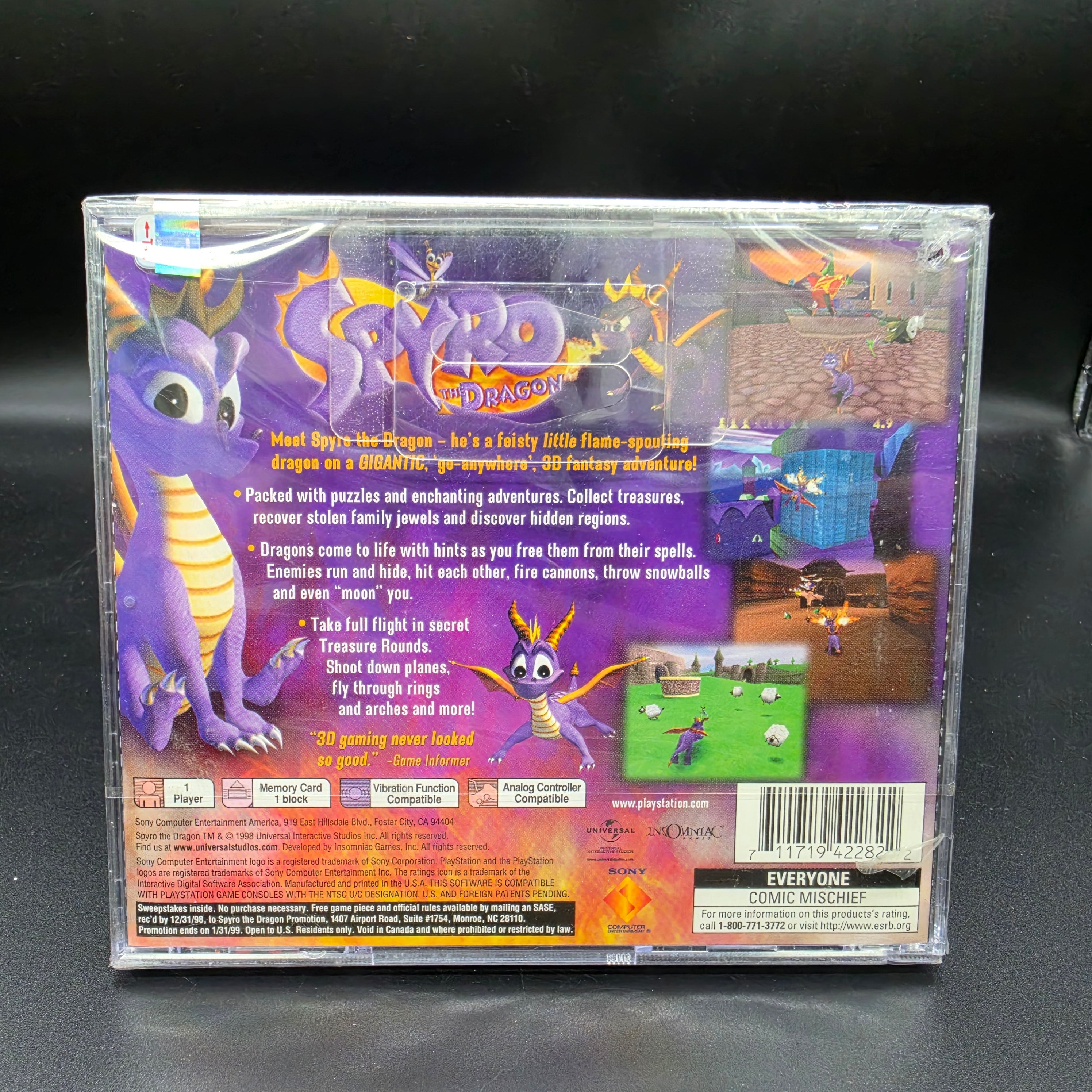 Spyro the Dragon - Sealed- Sony PlayStation 1 (PS1)