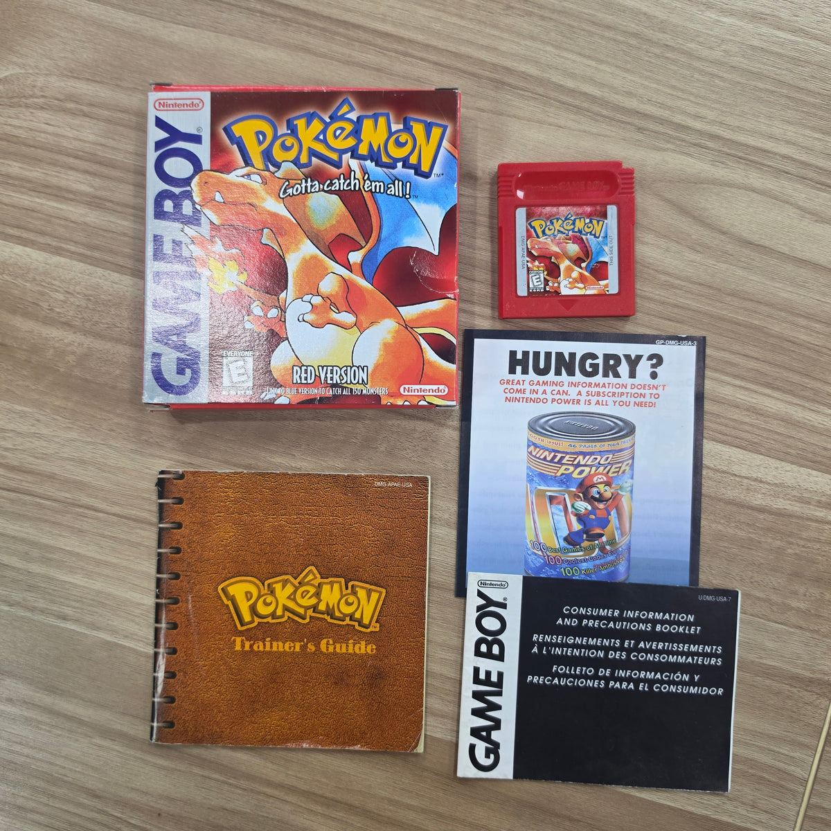 Pokemon Red - Nintendo Game Boy - Complete In Box - C