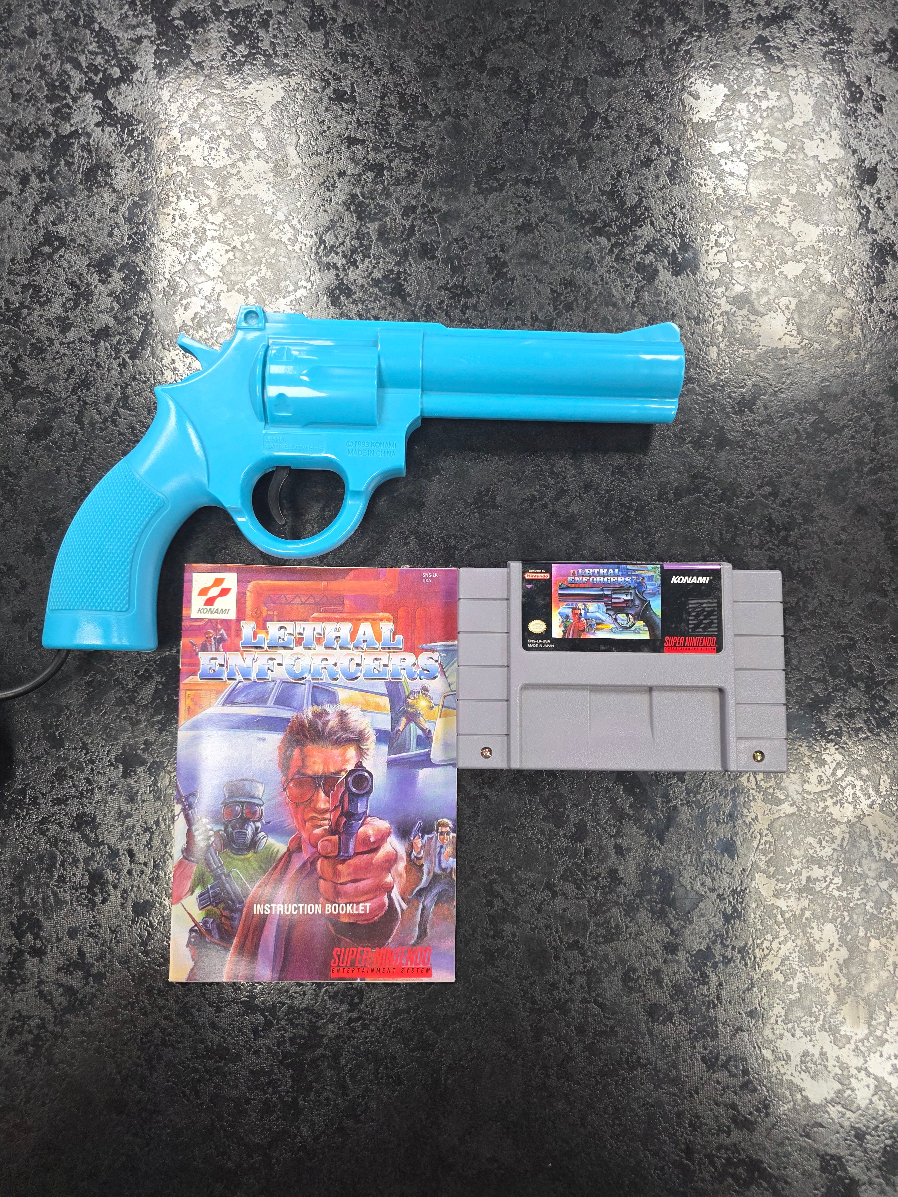 Lethal Enforcers Gun Bundle  - Nintendo SNES
