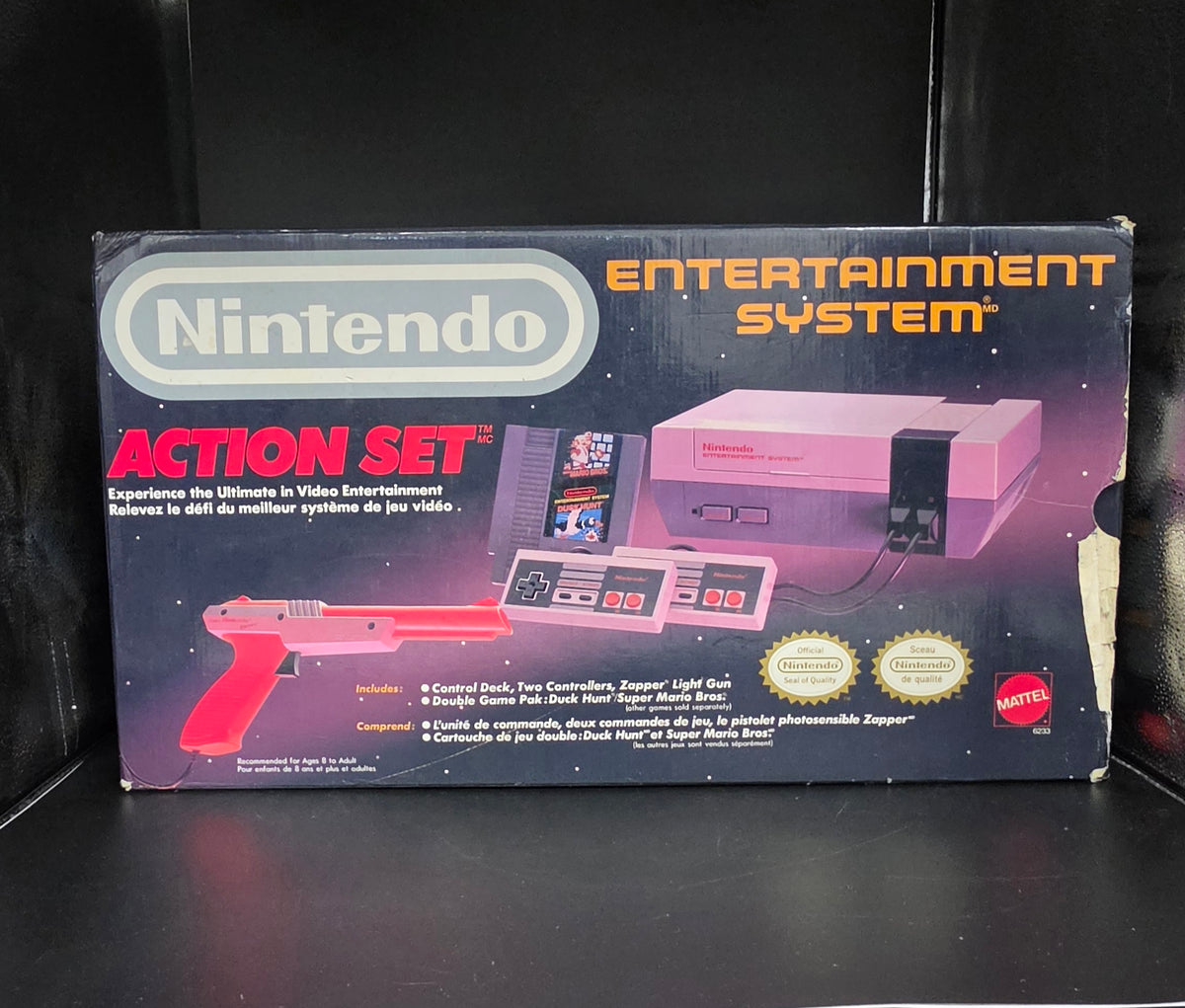 CIB Nintendo NES Action Set - Console Bundle [A]