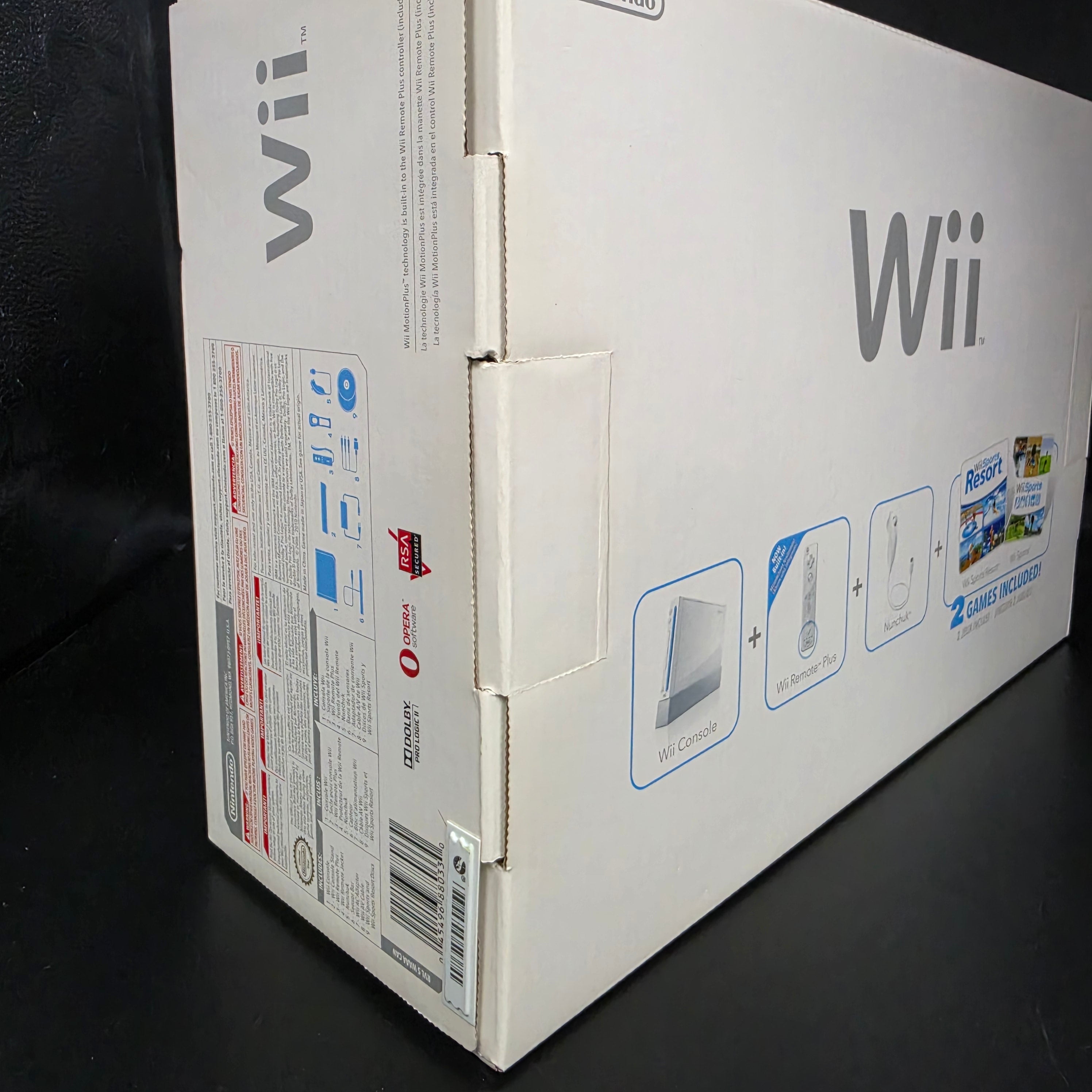 Nintendo Wii White Console – Wii Sports & Wii Sports Resort Bundle – [Factory Sealed]