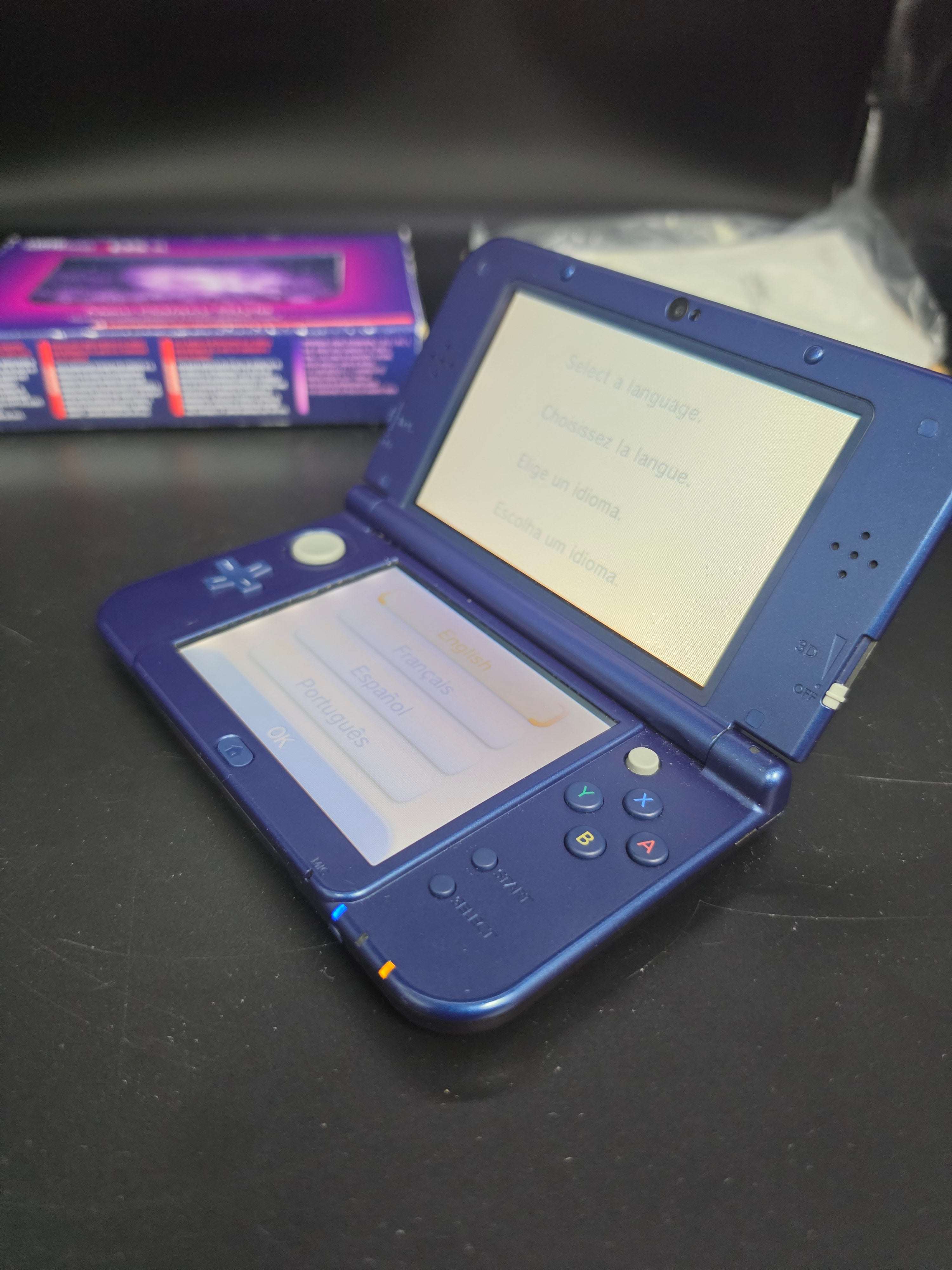 Complete in box "NEW" Nintendo 3DS XL Galaxy Handheld System [B]
