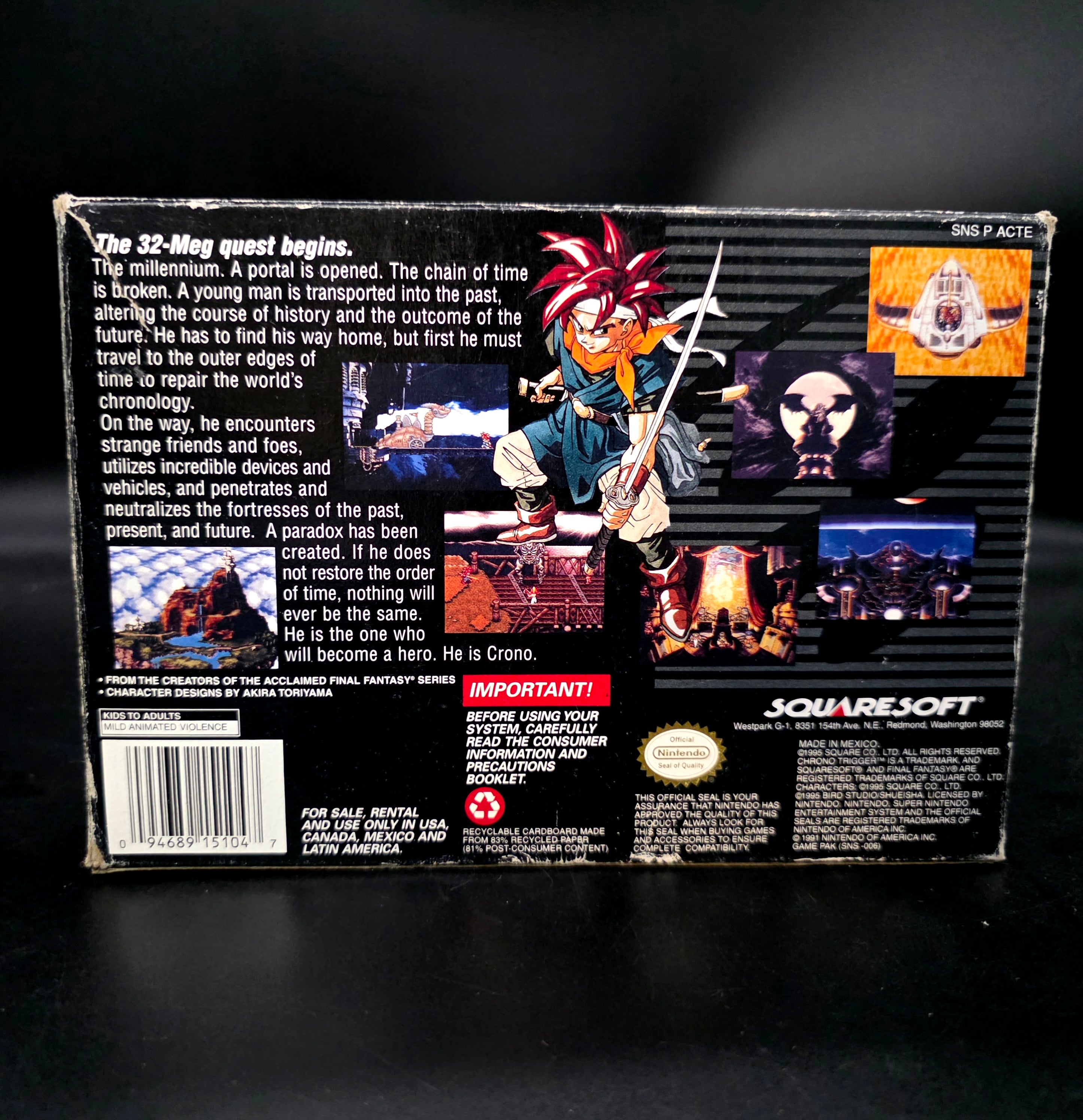 Chrono Trigger Complete - Nintendo SNES