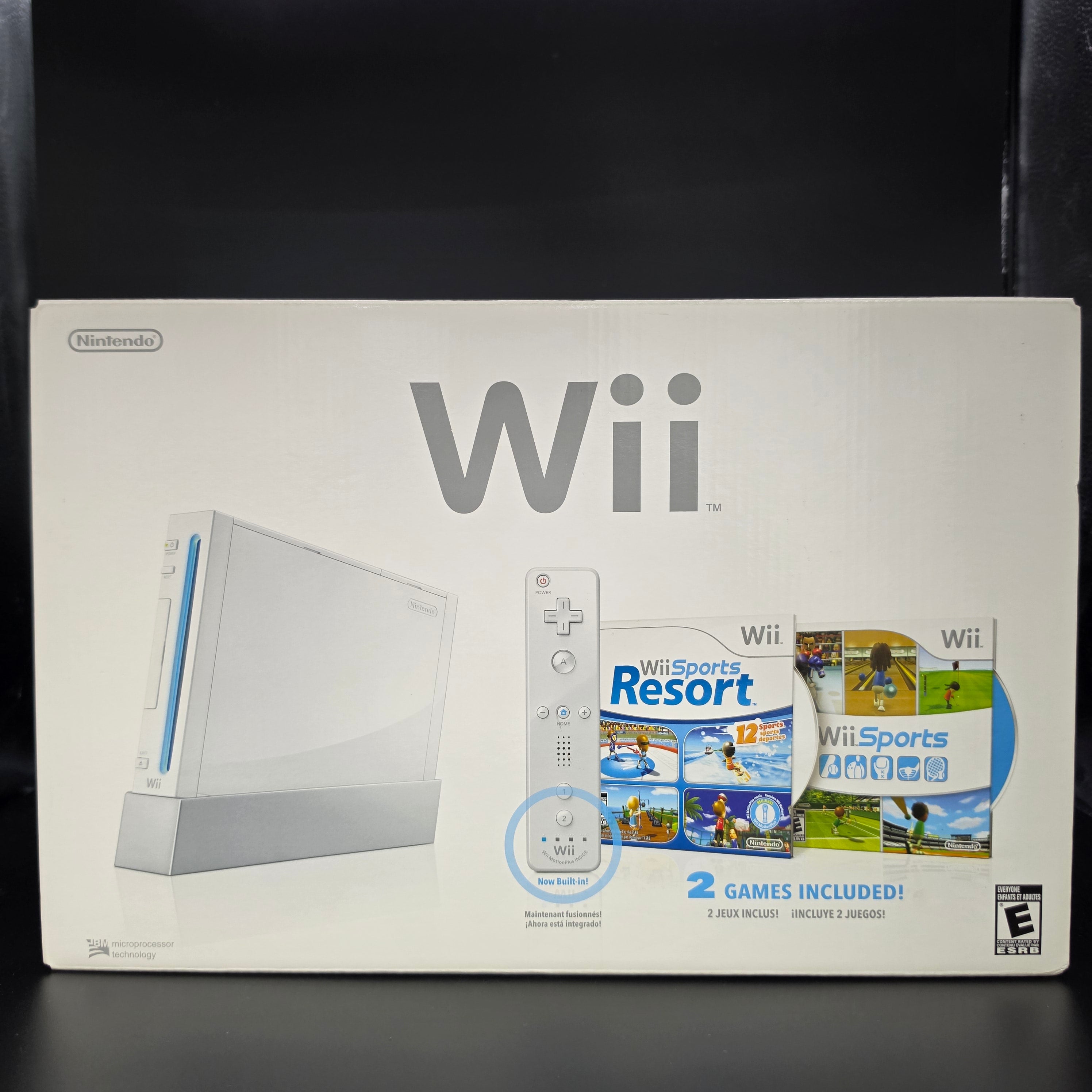Nintendo Wii White Console – Wii Sports & Wii Sports Resort Bundle – [Factory Sealed]