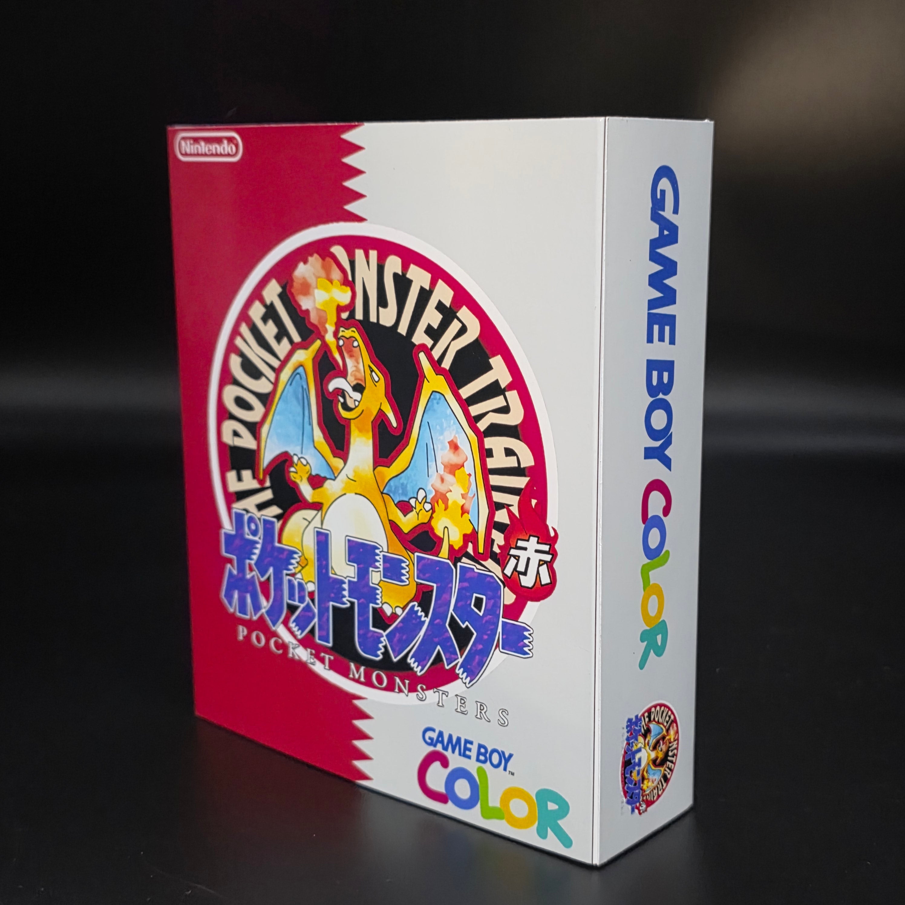 Nintendo Game Boy Color (GBC) Custom Charizard Backlit Handheld Console