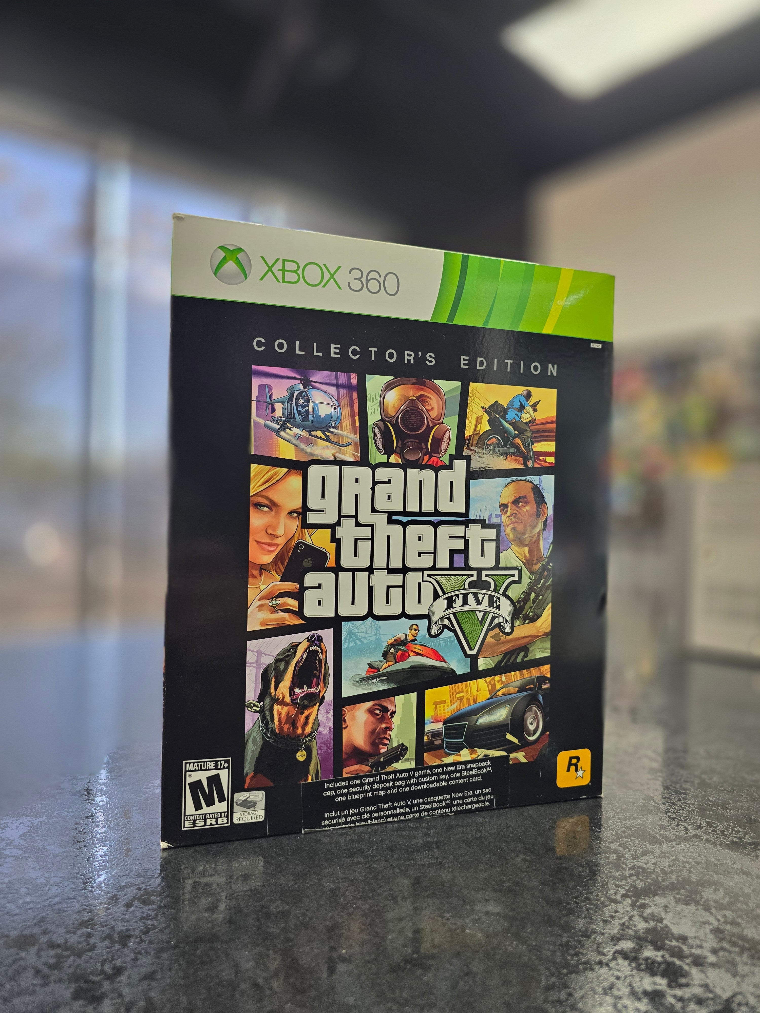 Grand Theft Auto GTA 5 - Collectors Edition - Microsoft Xbox 360