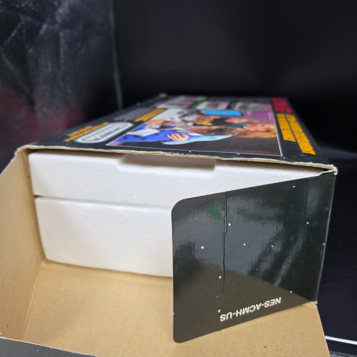 CIB Nintendo NES Action Set - Console Bundle [Grey Zapper)