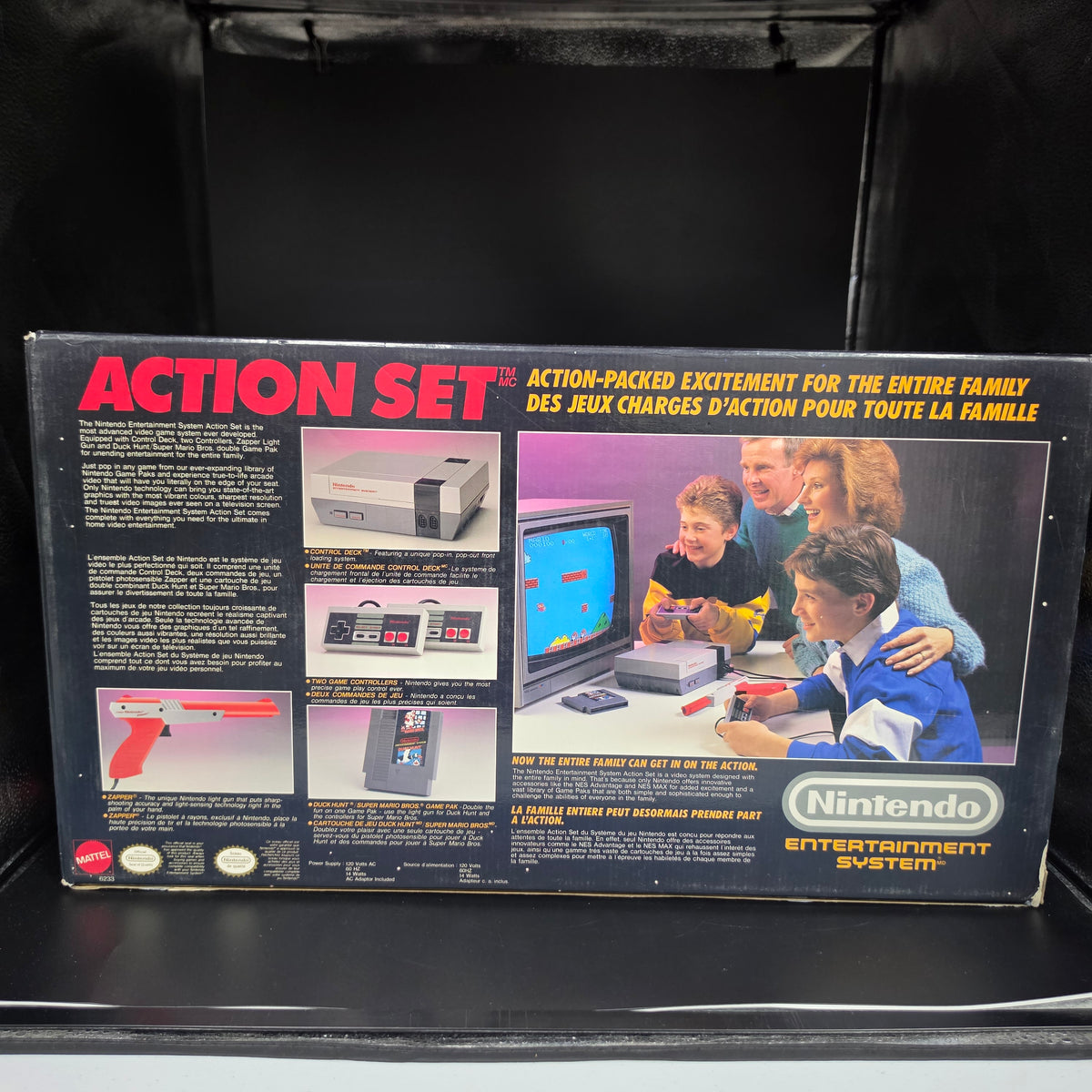 CIB Nintendo NES Action Set - Console Bundle [B]