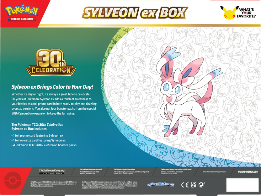 Pokemon - 30th Celebration - Pokemon EX Box