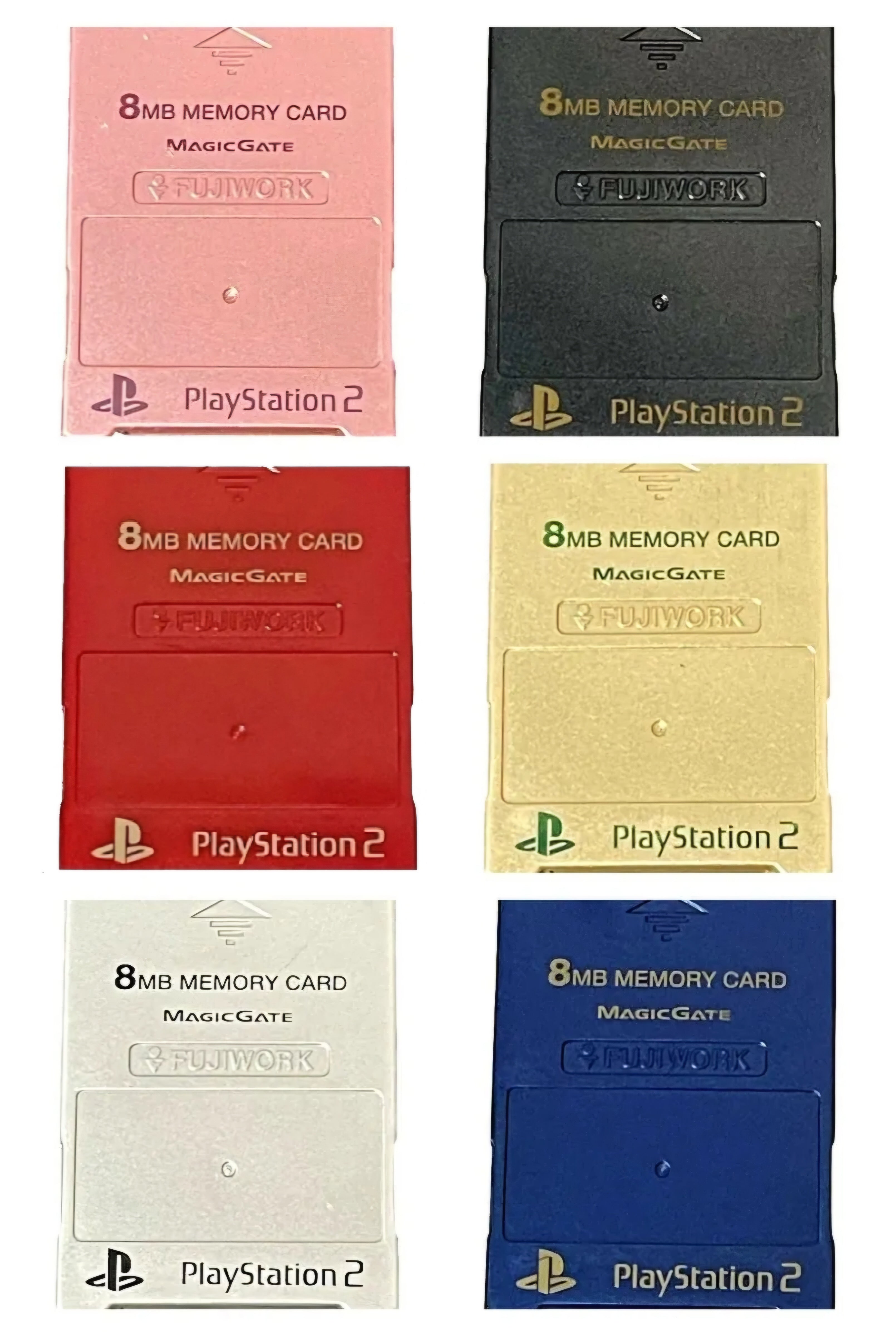 Sony PlayStation 2 PS2 Memory Card Fujiwork 8MB