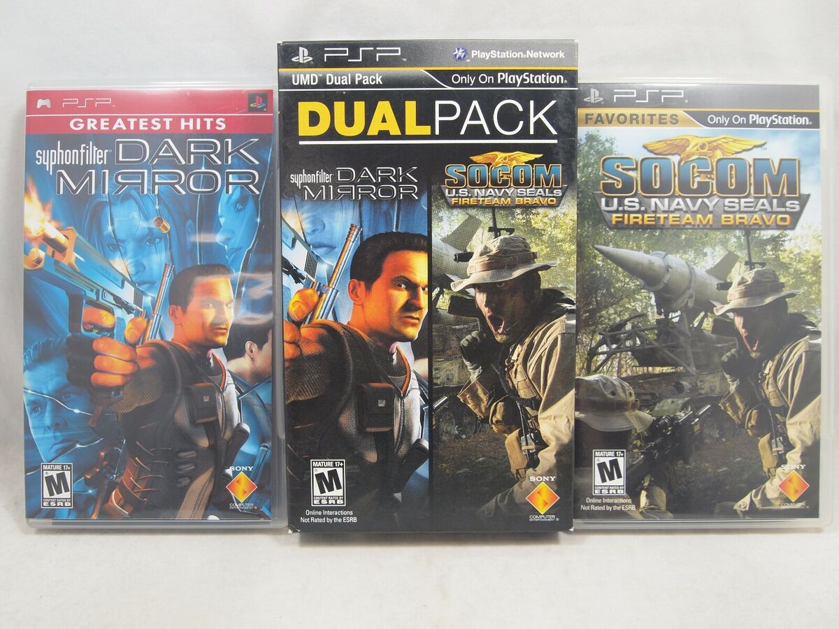 Syphon Filter: Dark Mirror & SOCOM Fireteam Bravo [Dual Pack] - Sony PSP