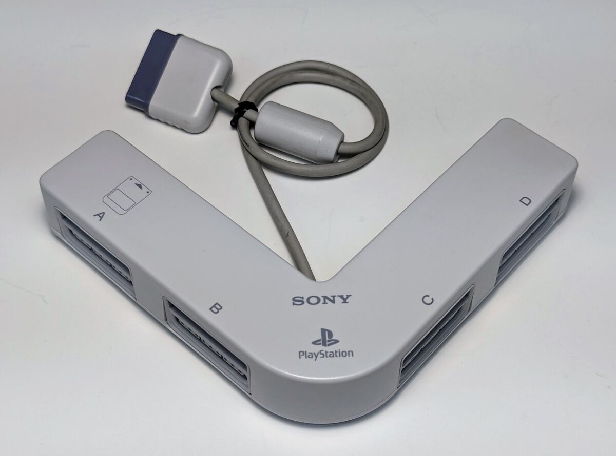 Sony PlayStation 1 PS1 MultiTap 4 Player Adapter