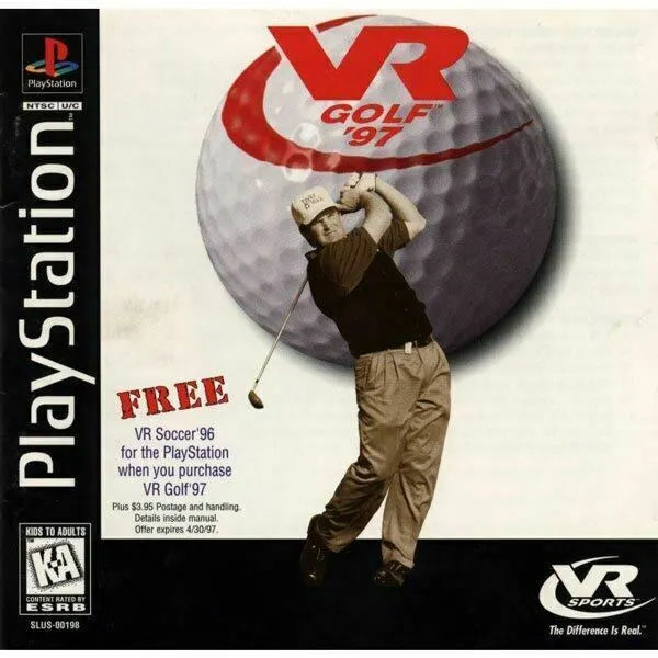 VR Golf 97 - Sony PlayStation 1 (PS1)