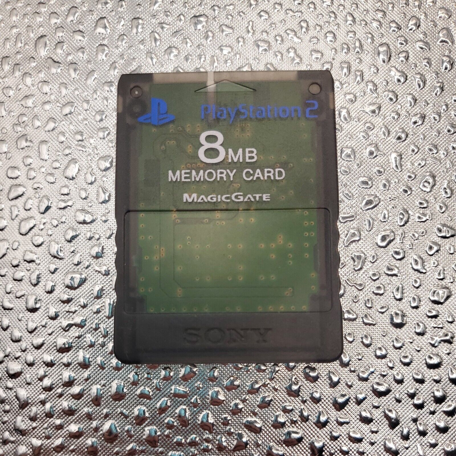Sony PlayStation 2 PS2 Memory Card Clear Smoke Grey 8MB (SCPH-10020)