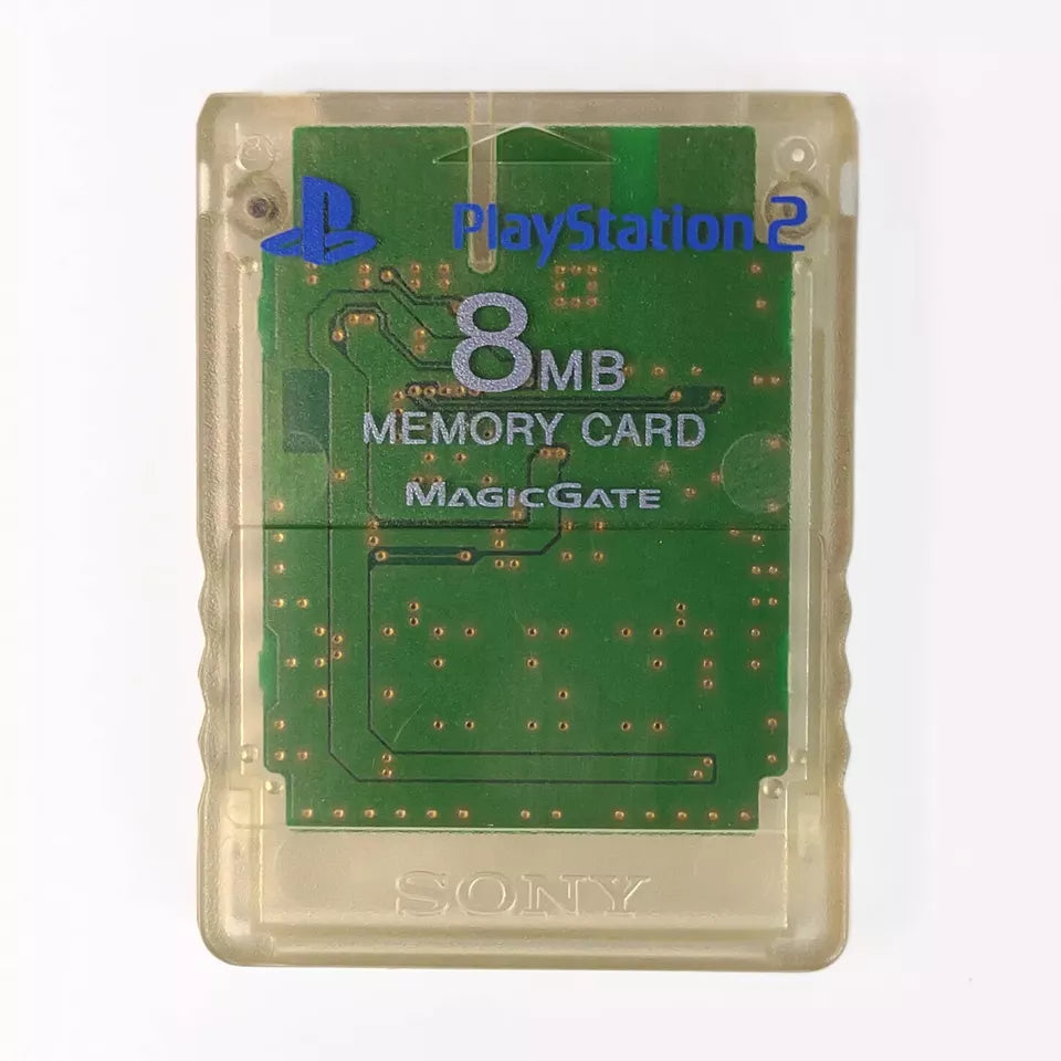 Sony PlayStation 2 PS2 Memory Card Translucent 8MB (SCPH-10020)