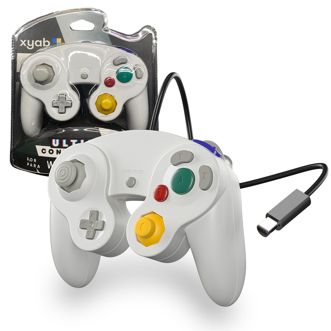 Ultimate Gamecube White Wired Controller