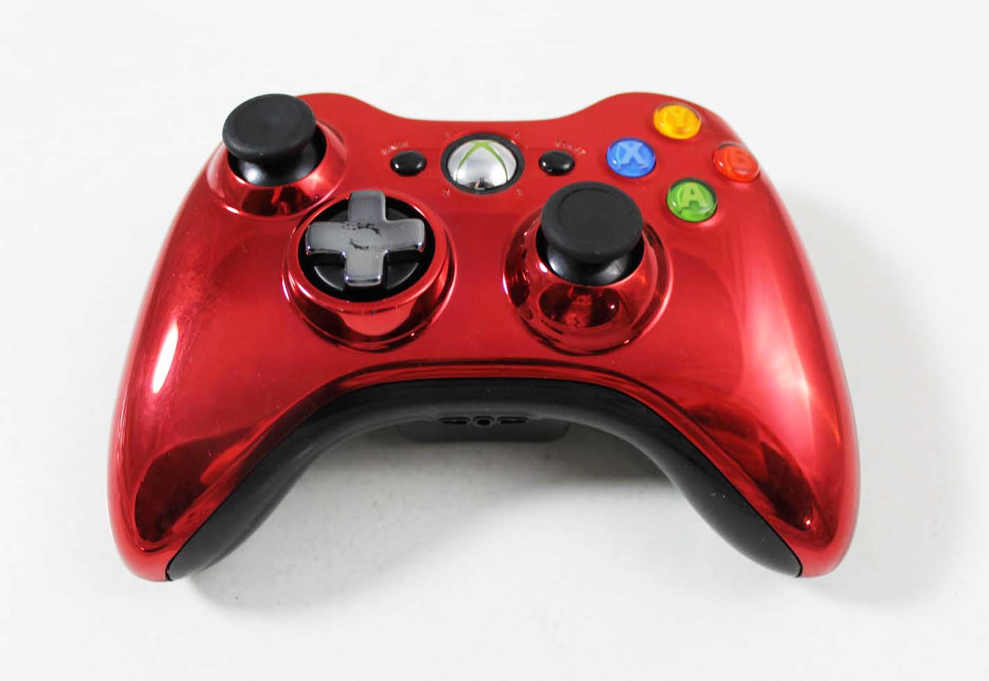 Microsoft Xbox 360 Red Chrome Wireless Controller