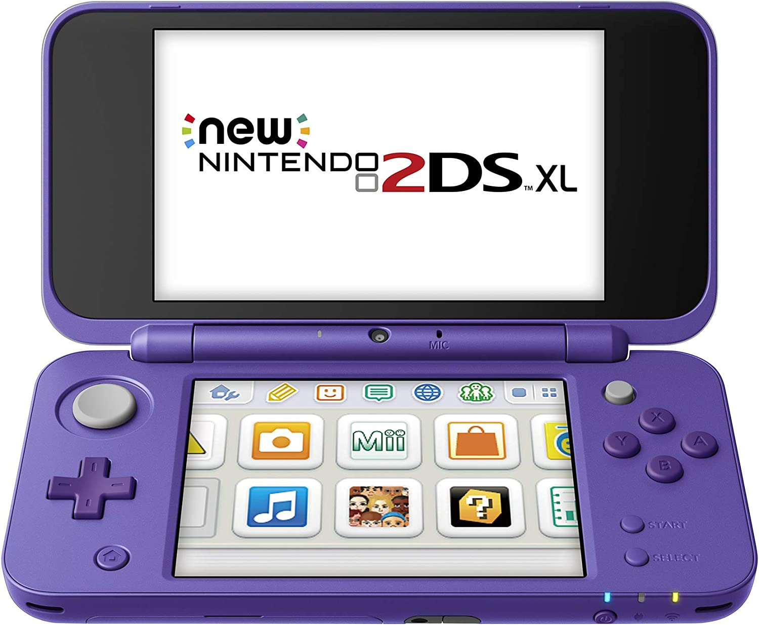 New Nintendo 2DS XL Purple & Silver Handheld Console