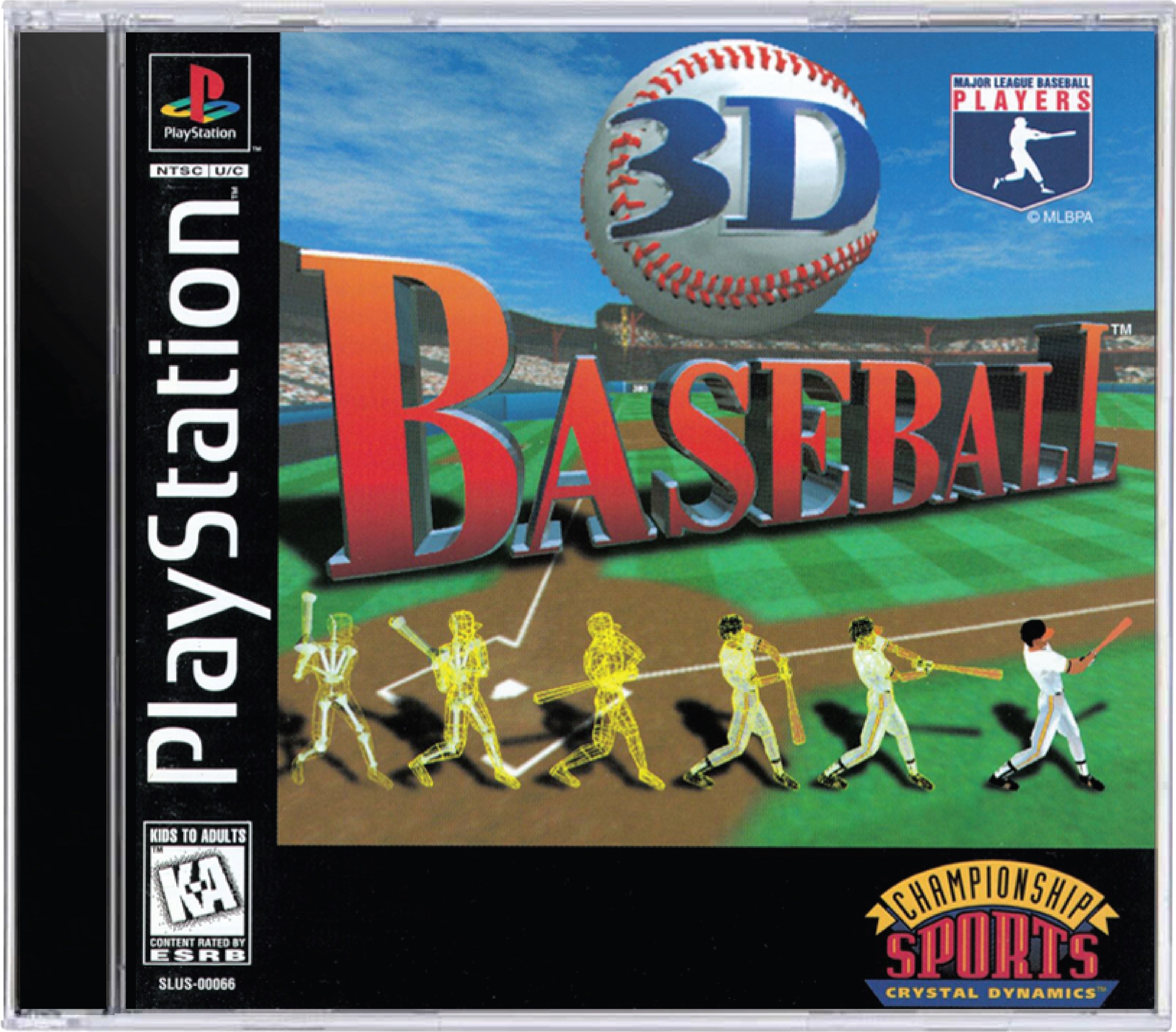 3D Baseball Cover Art and Product Photo