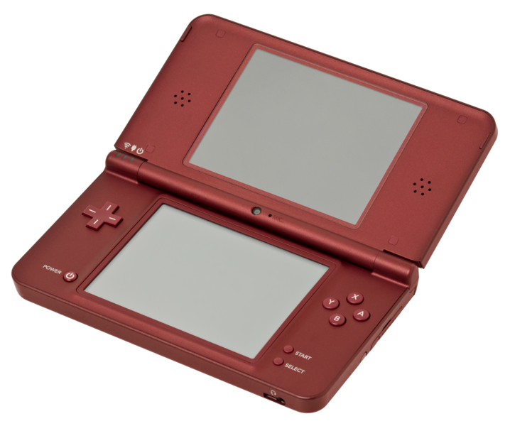 Nintendo DSi XL Burgundy Red Handheld Console - Main Image
