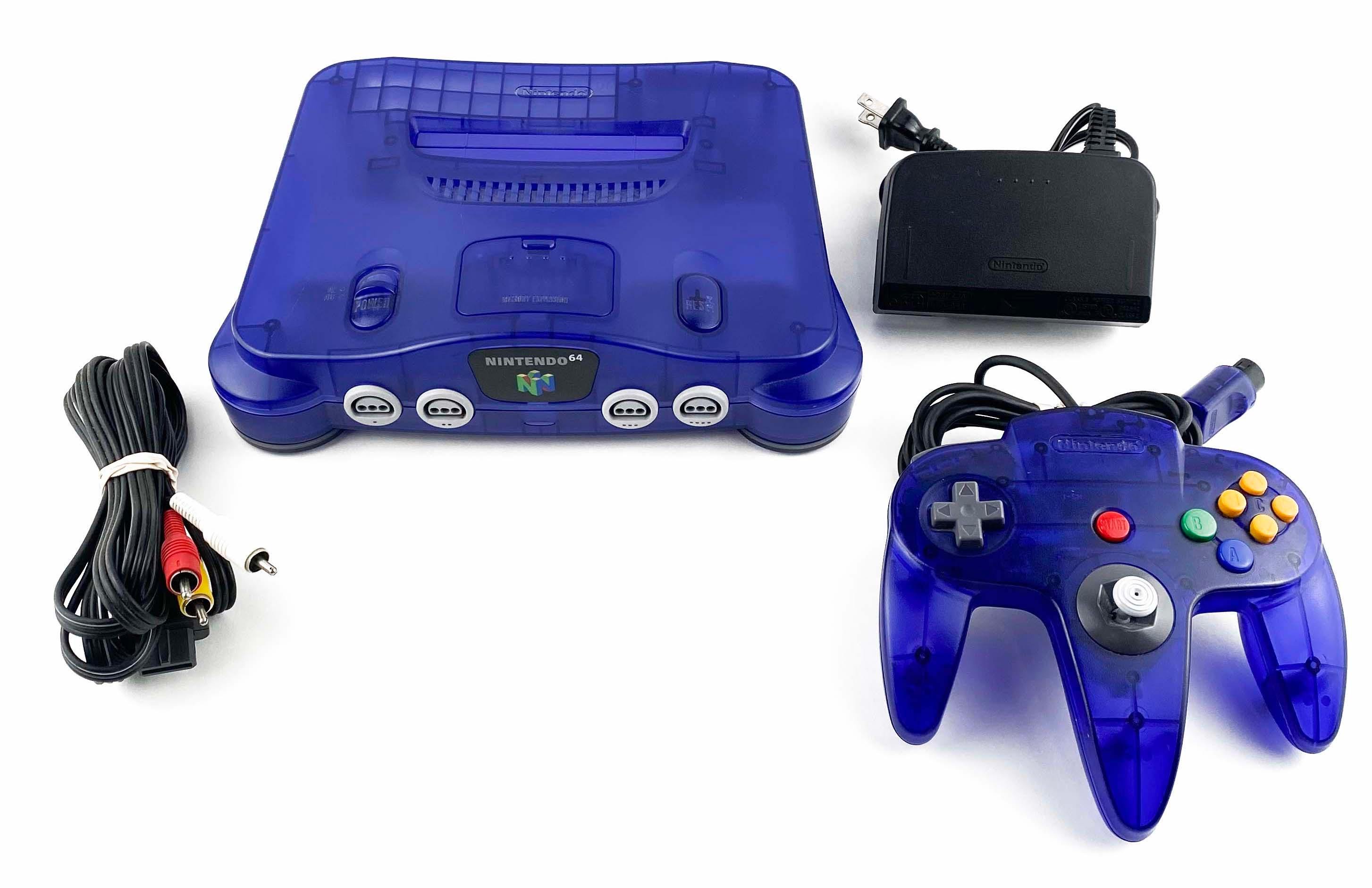 Nintendo N64 Funtastic Grape Purple Console Bundle (NUS-001)