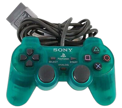 Sony PlayStation 1 PS1 Emerald Green Controller