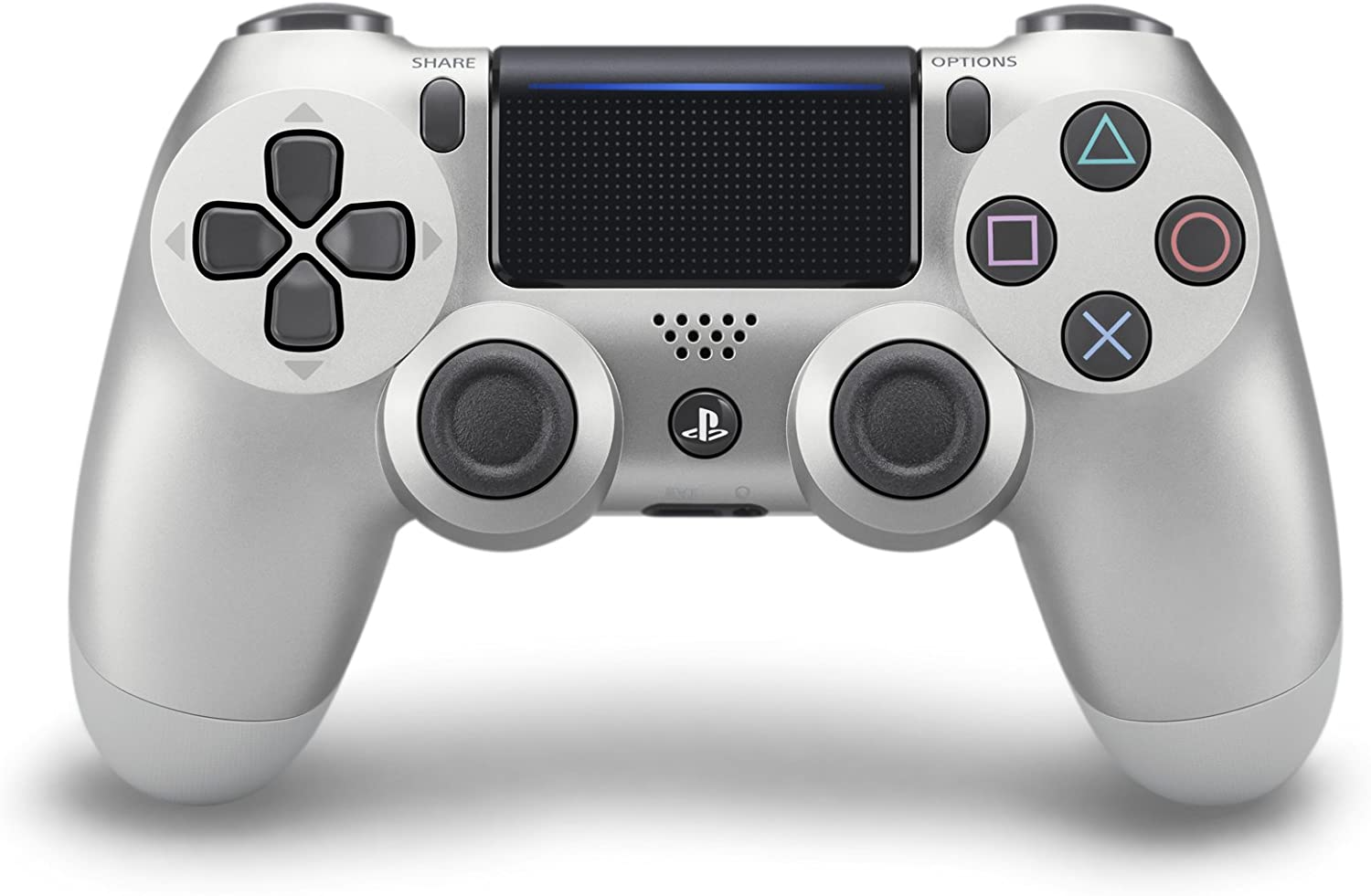Sony PlayStation 4 PS4 Dualshock 4 Silver Wireless Controller