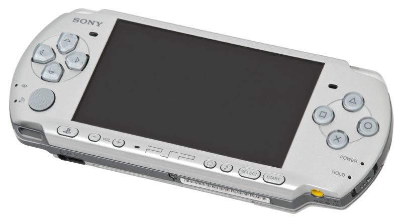 Sony PlayStation Portable Silver Model 3000 Handheld Console