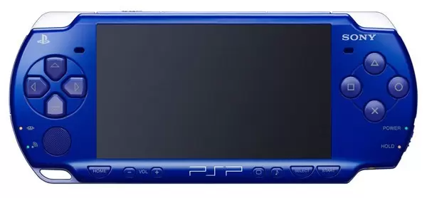 Sony PlayStation Portable PSP Blue Model 2000 Handheld Console