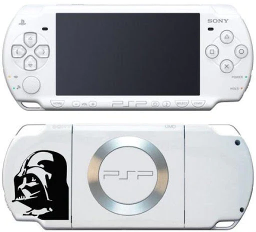 Sony PlayStation Portable Star Wars White Edition Model 2000 Handheld Console