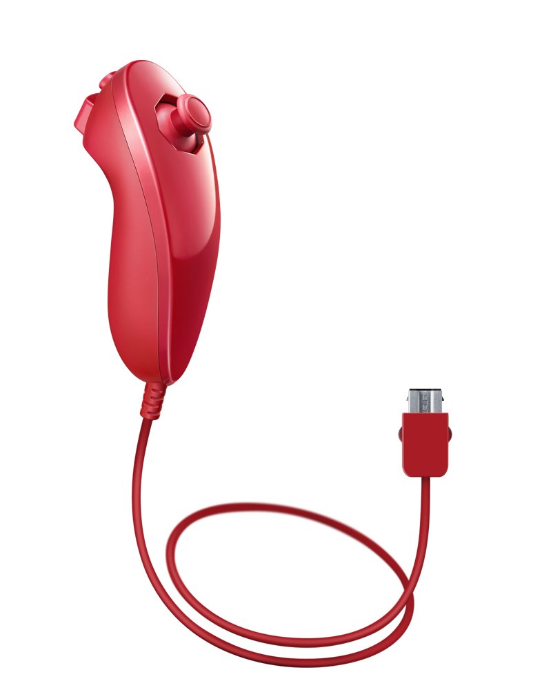 Nintendo Wii Red Nunchuck Controller