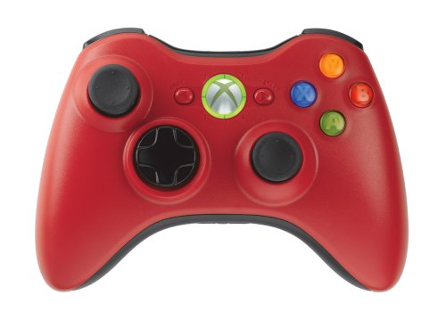 Microsoft Xbox 360 Red Wireless Controller