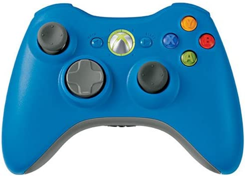 Microsoft Xbox 360 Blue Wireless Controller