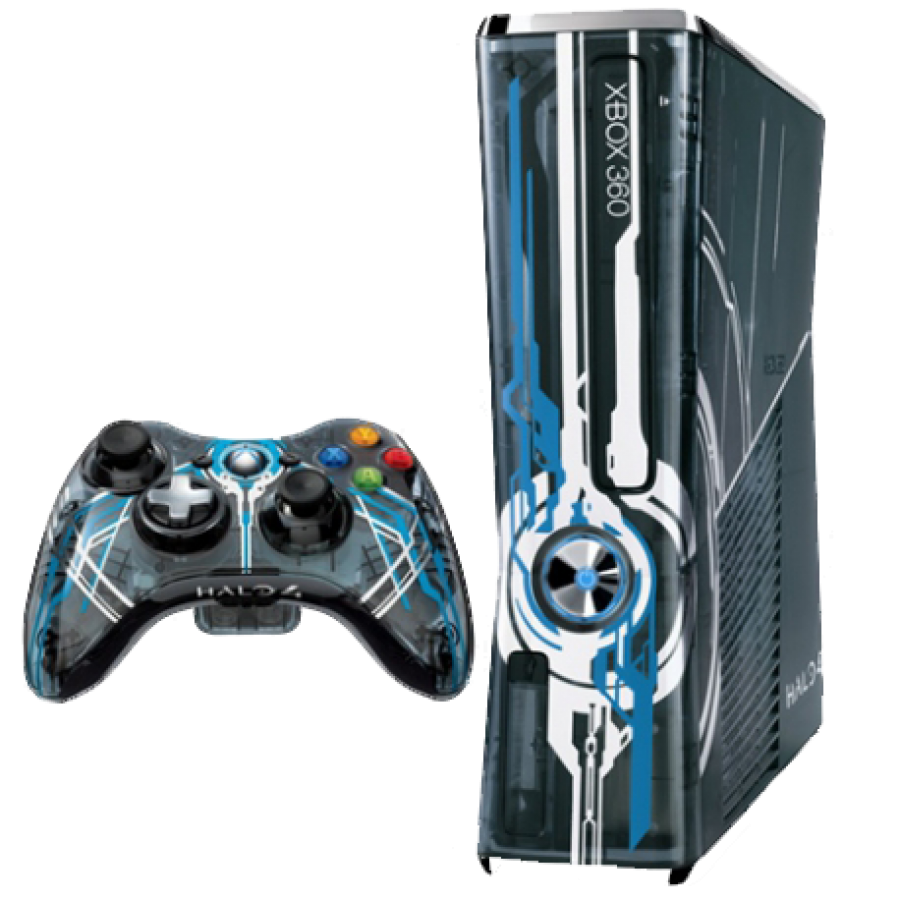 Microsoft Xbox 360 Slim S Halo 4 Limited Edition Console Bundle